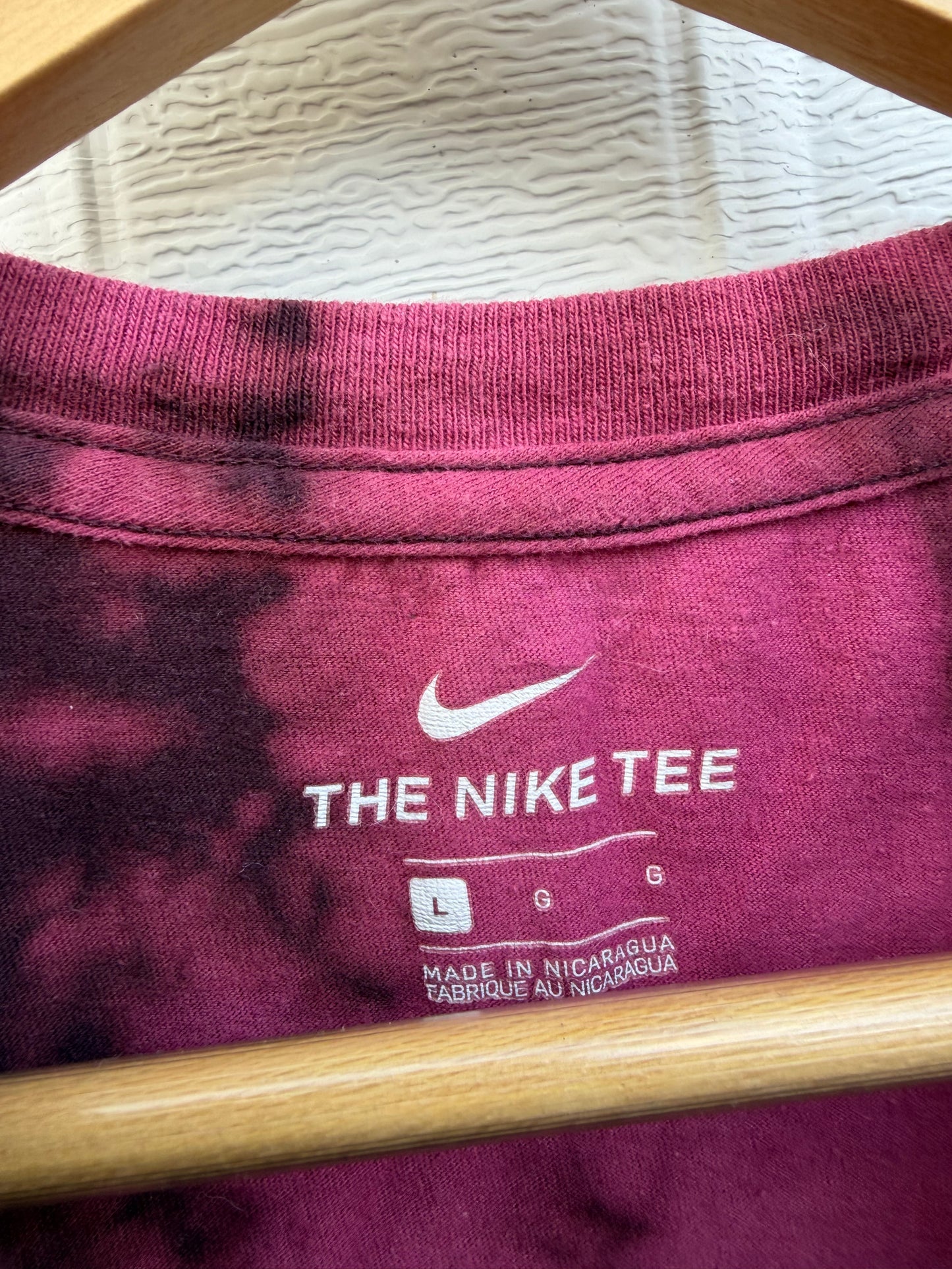Nike Bleach Dye Tee - L