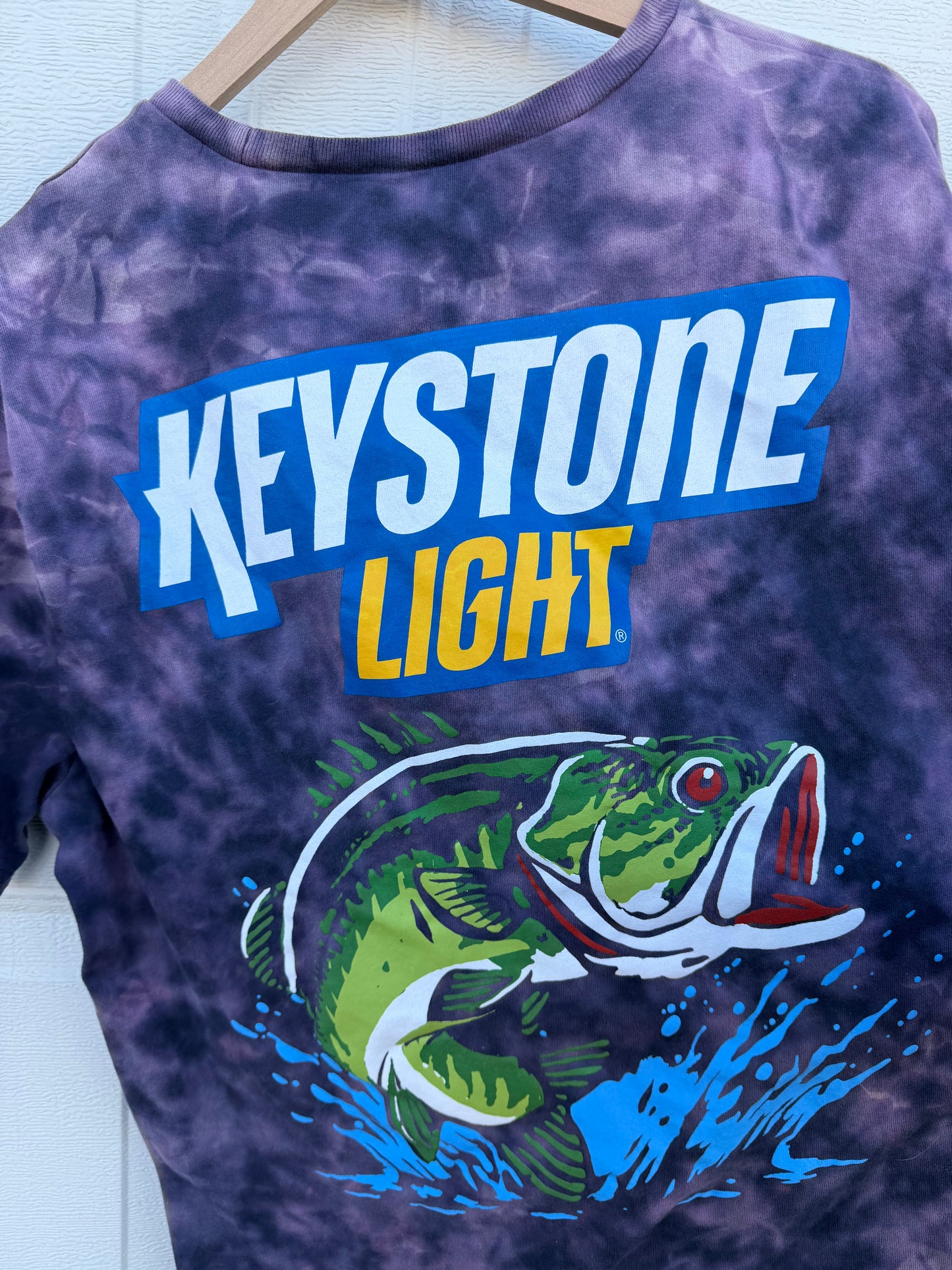 Keystone Light Bleach Dye Tee - XXL