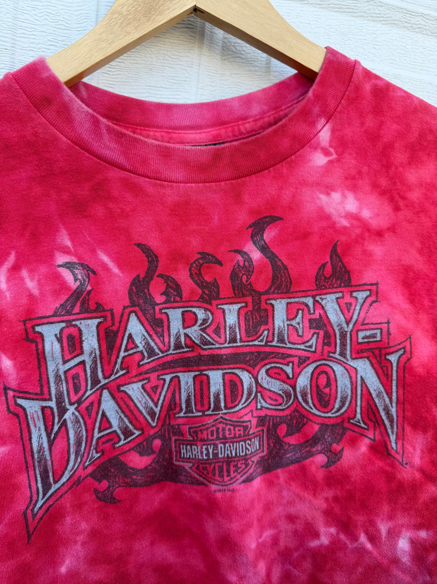 2012 Harley Bleach Dye Long Sleeve - L