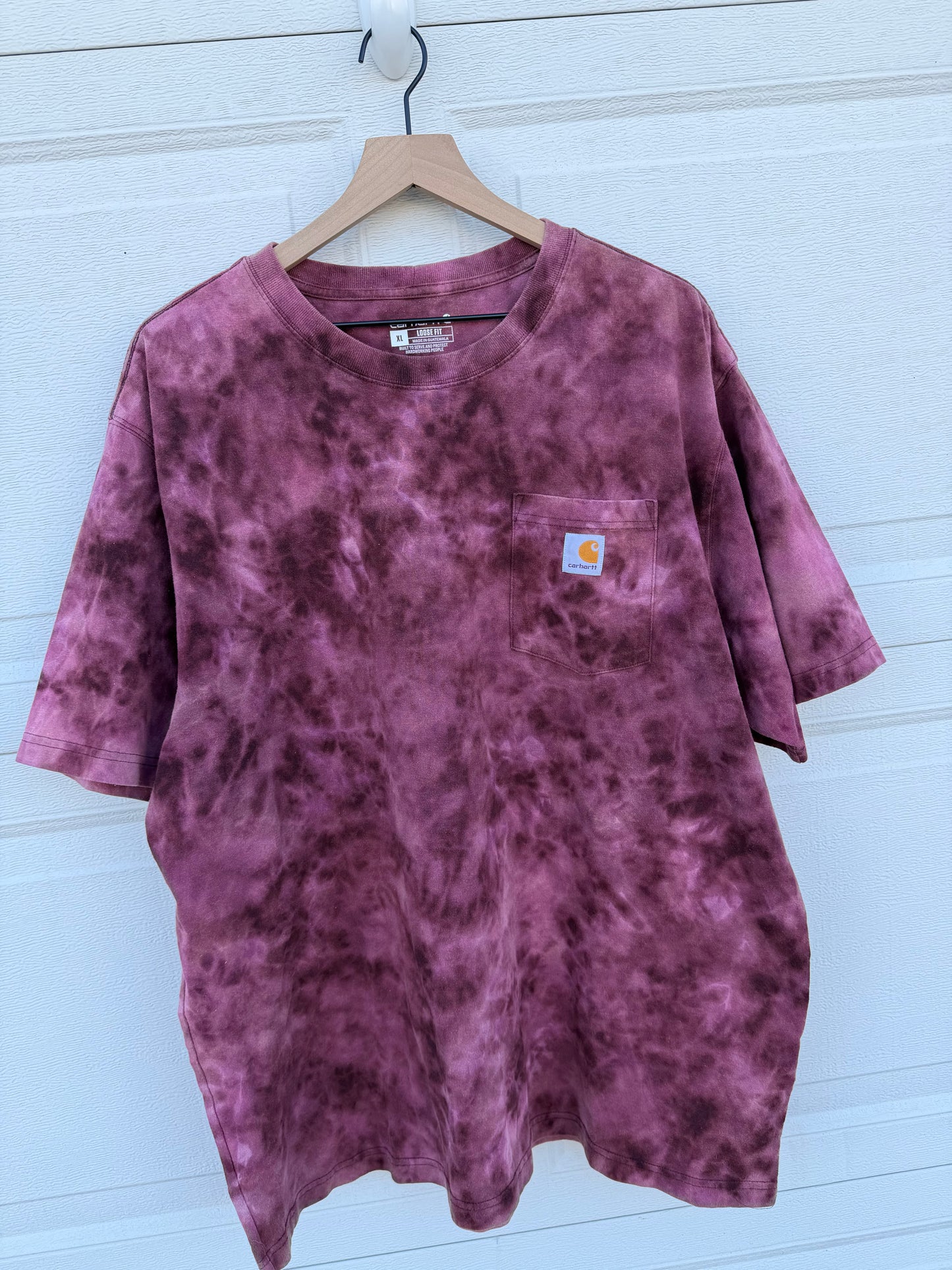 Carhartt Loose Fit Bleach Dye Pocket Tee - XL (Oversized)