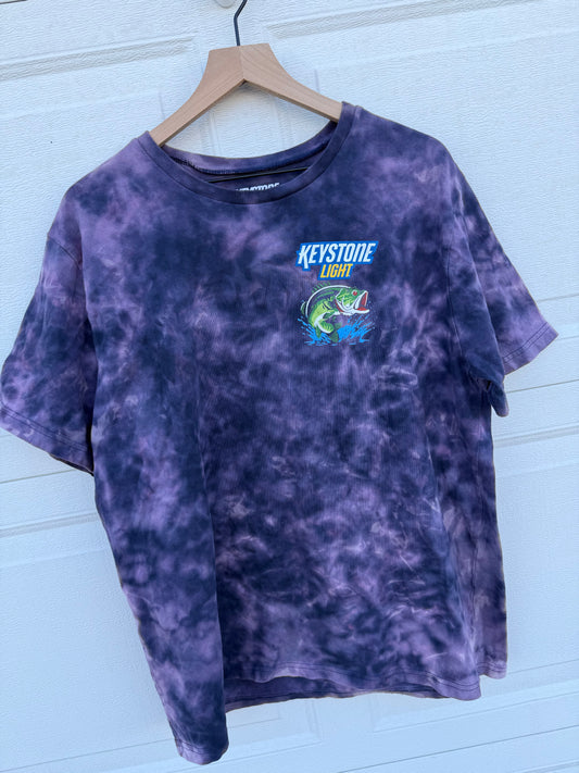 Keystone Light Bleach Dye Tee - XXL