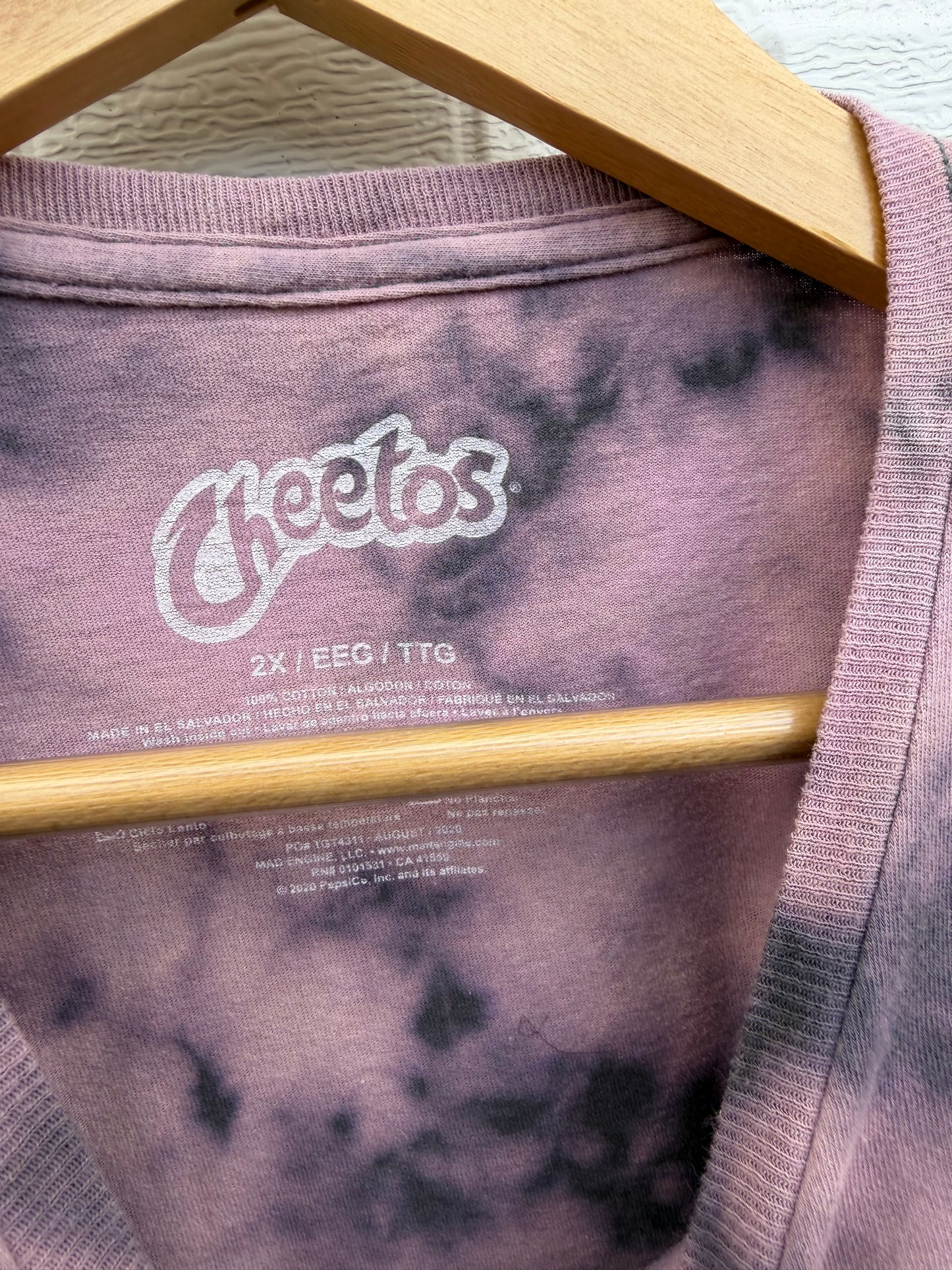 Cheetos Bleach Dye Tee - XXL