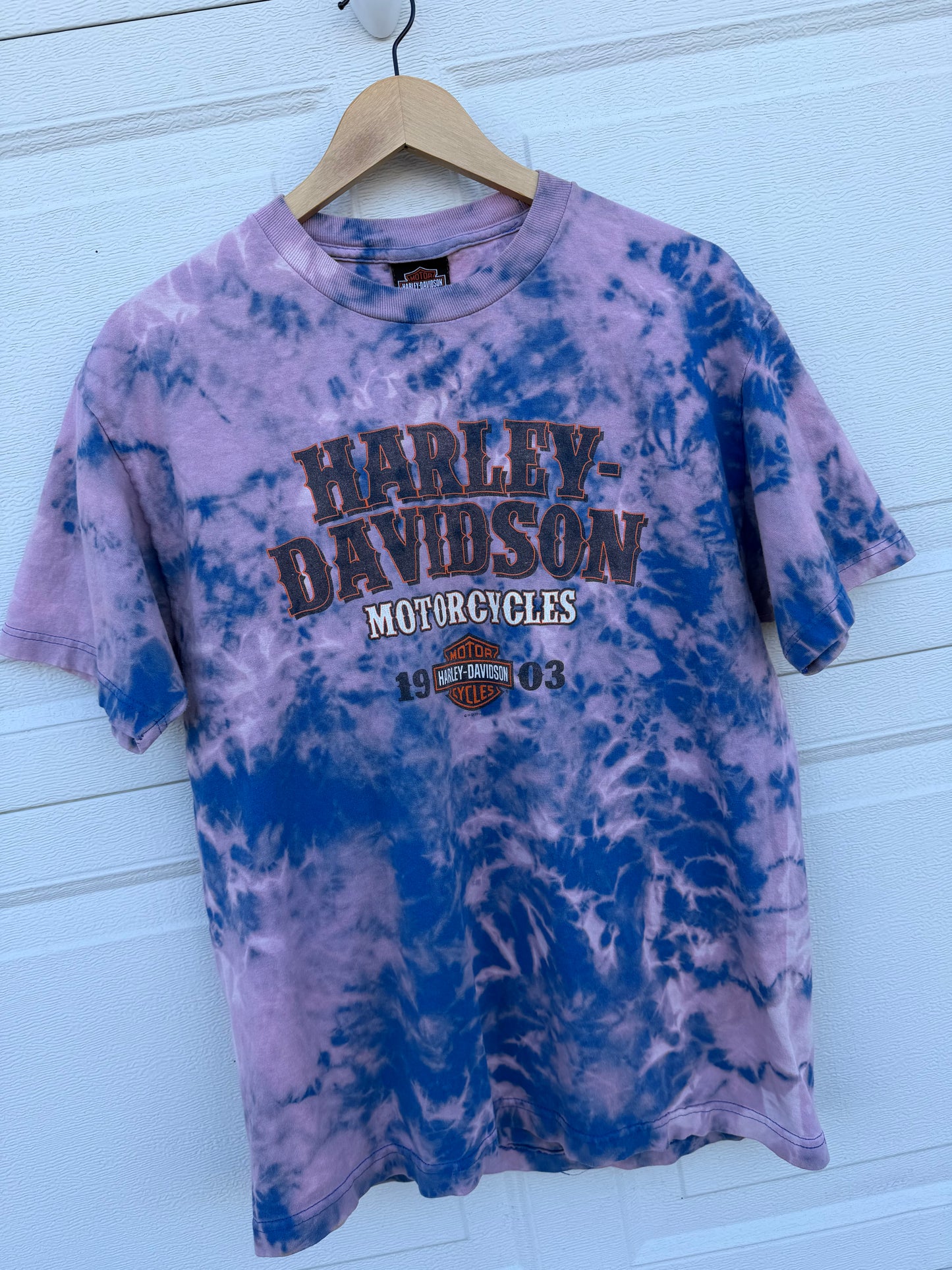 2014 Harley Bleach Dye Tee - L