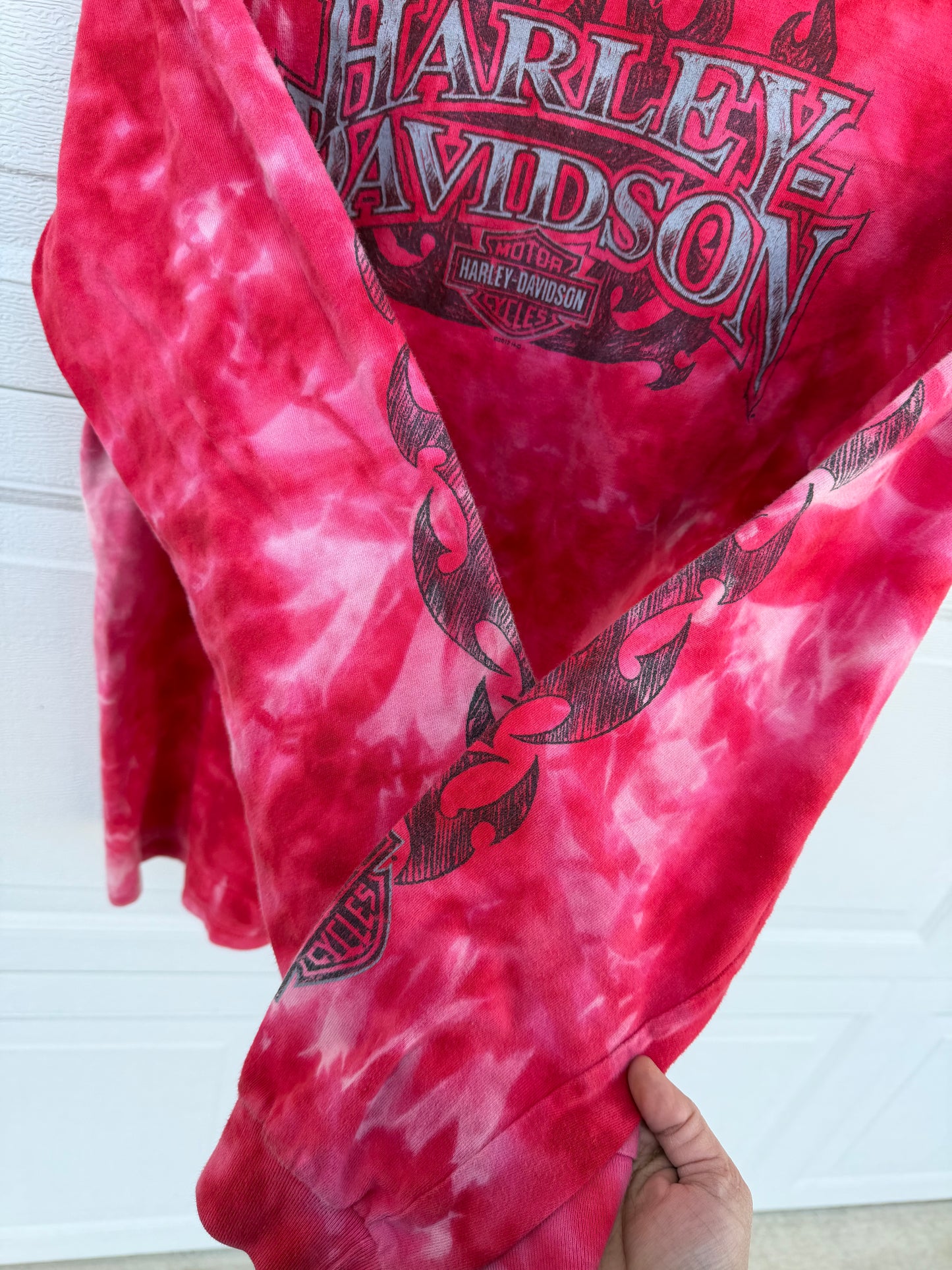 2012 Harley Bleach Dye Long Sleeve - L