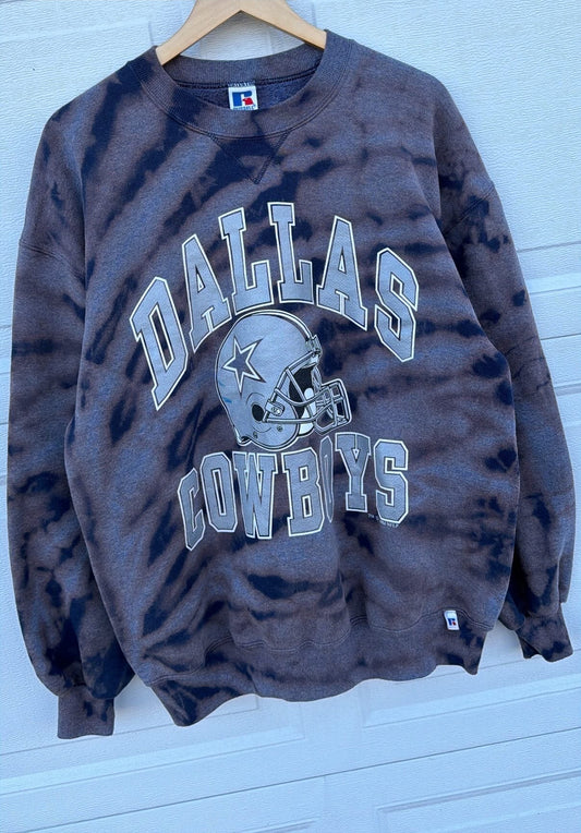 1994 Cowboys Bleach Dye Crewneck - XL
