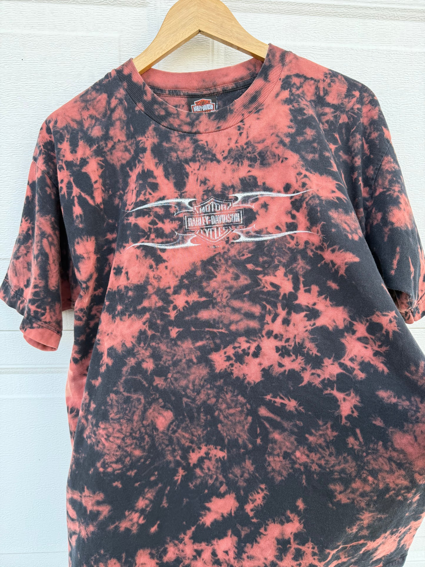 2004 Harley Bleach Dye Tee - L