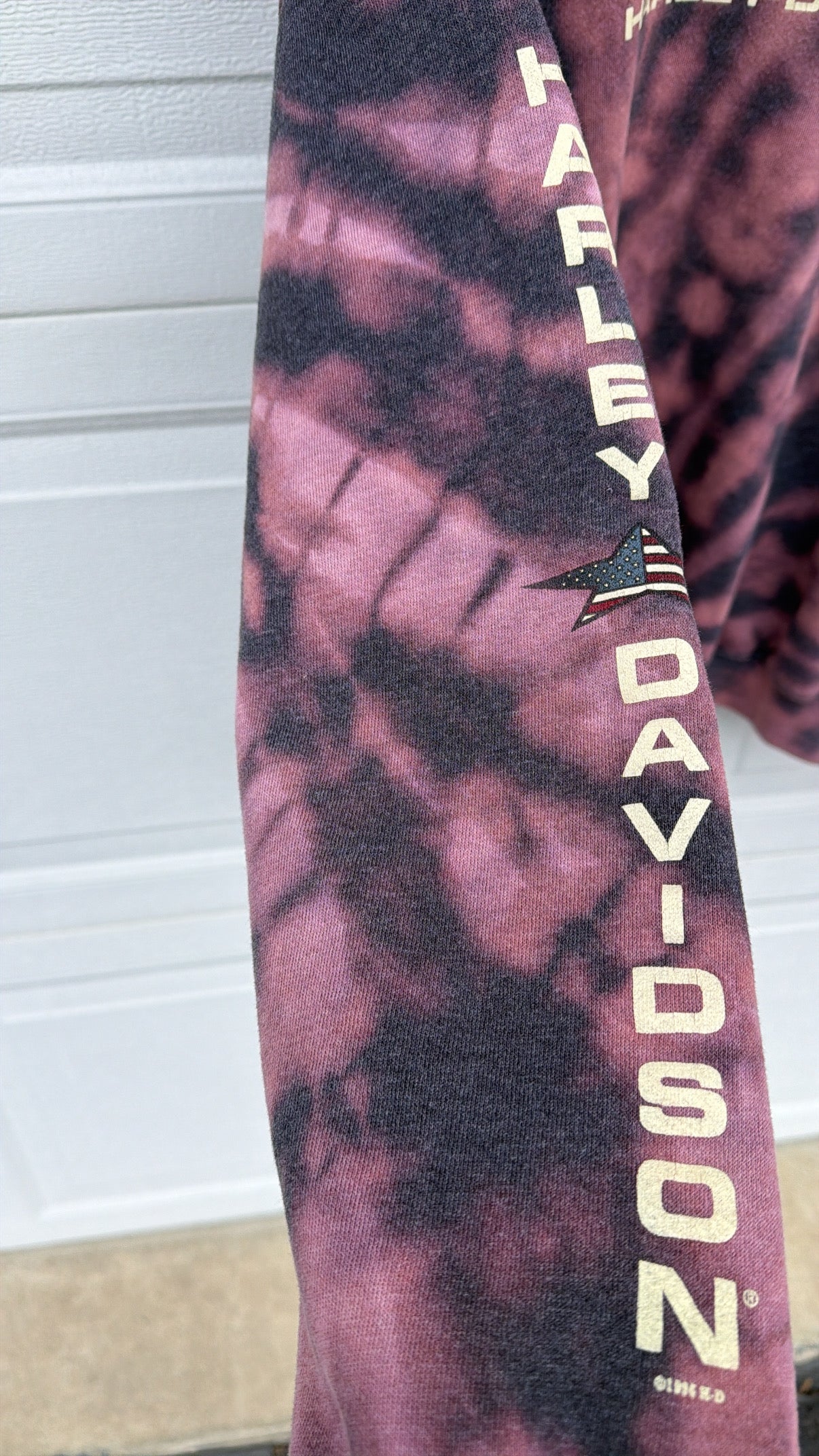 1996 Harley Bleach Dye Crewneck - XXL