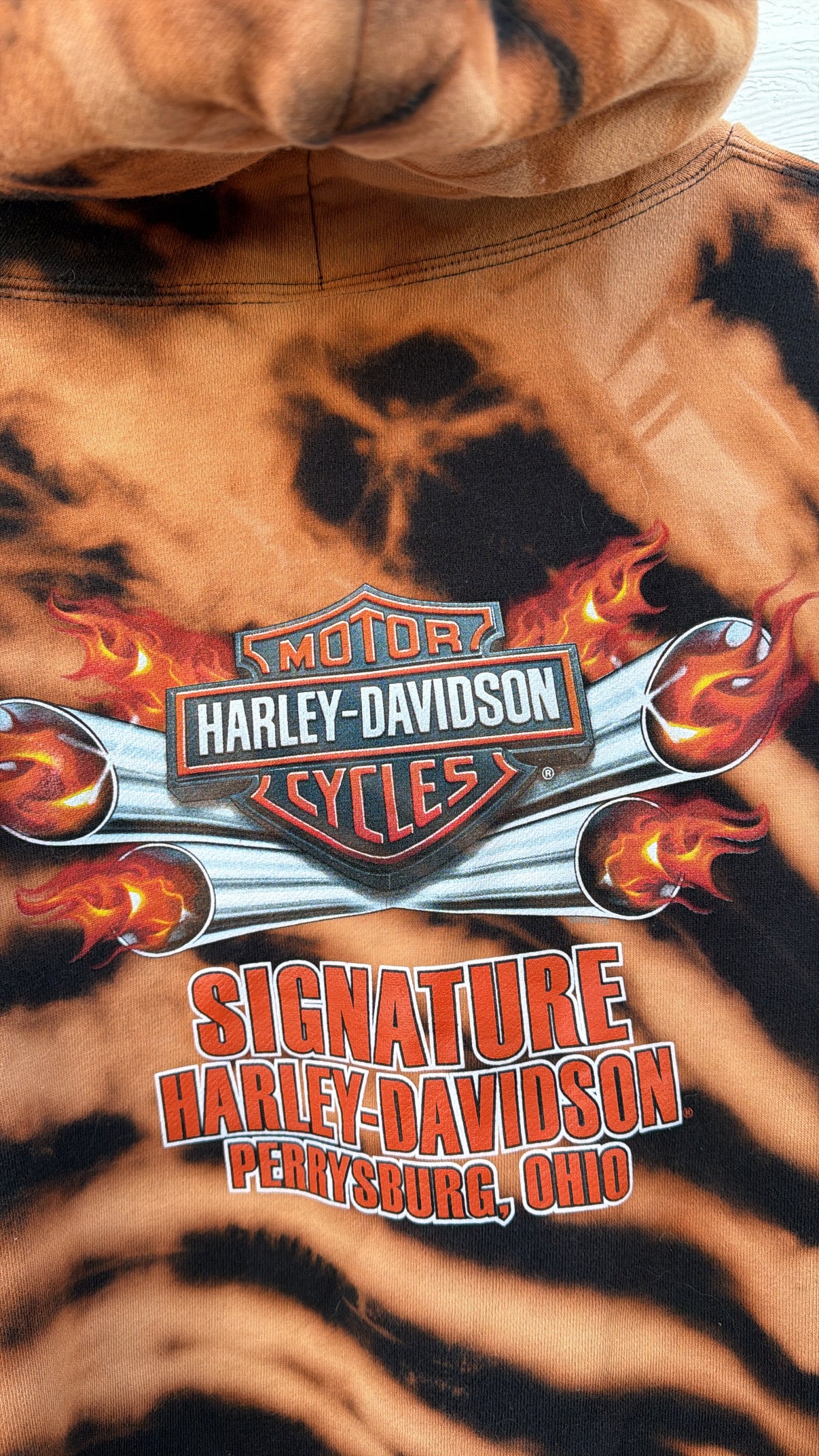 2015 Harley Bleach Dye Hoodie - 4XL