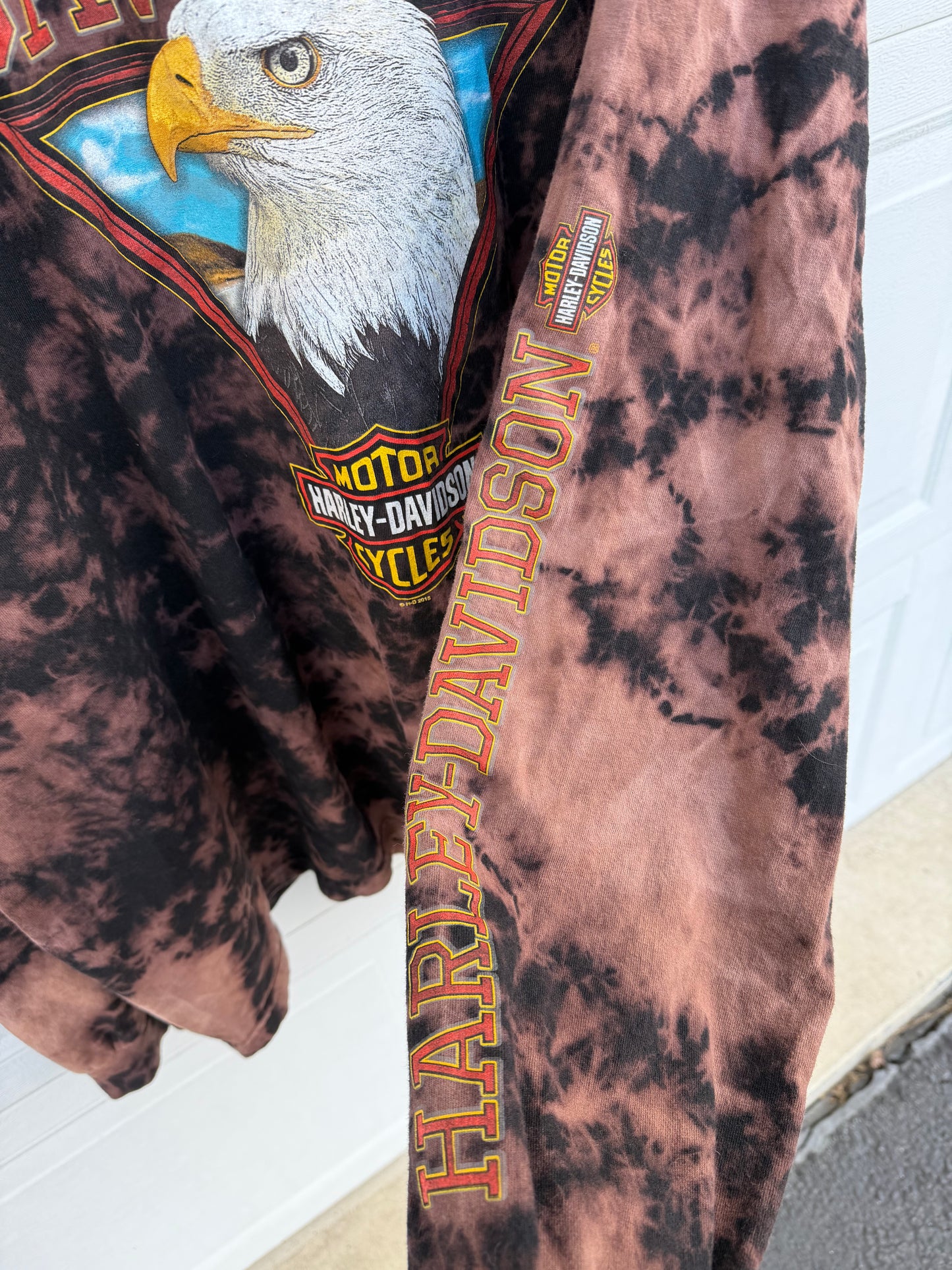 2015 Harley Bleach Dye Long Sleeve - 4XL