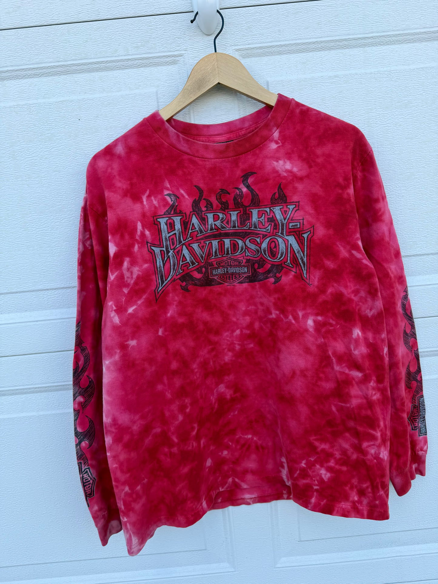 2012 Harley Bleach Dye Long Sleeve - L