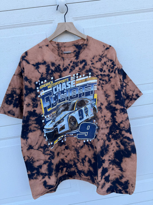 Chase Elliott Nascar Bleach Dye Tee - XXL