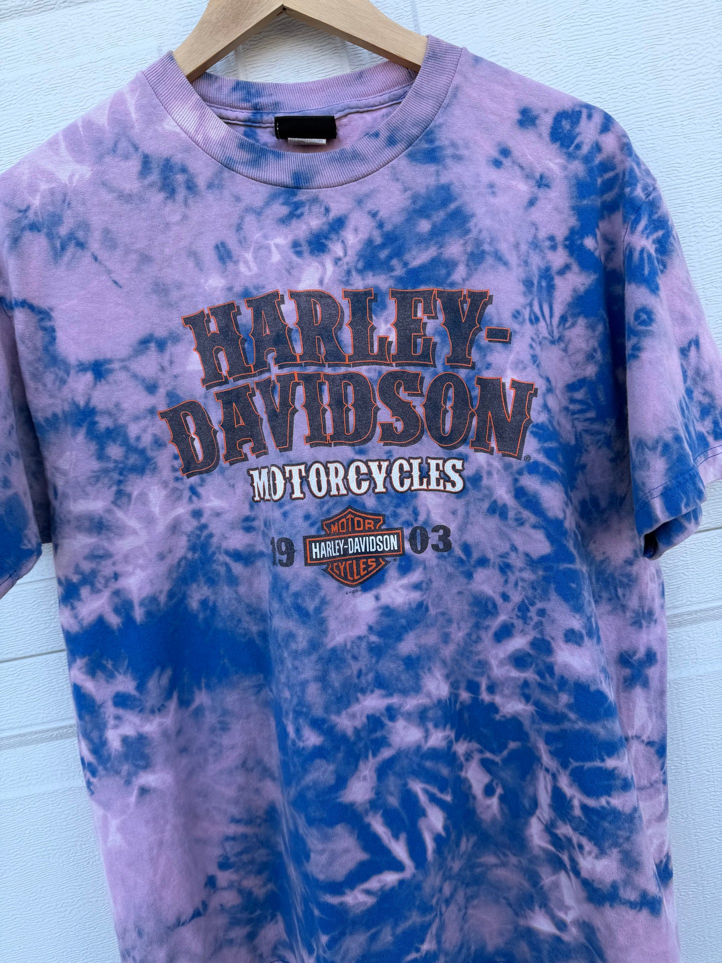 2014 Harley Bleach Dye Tee - L