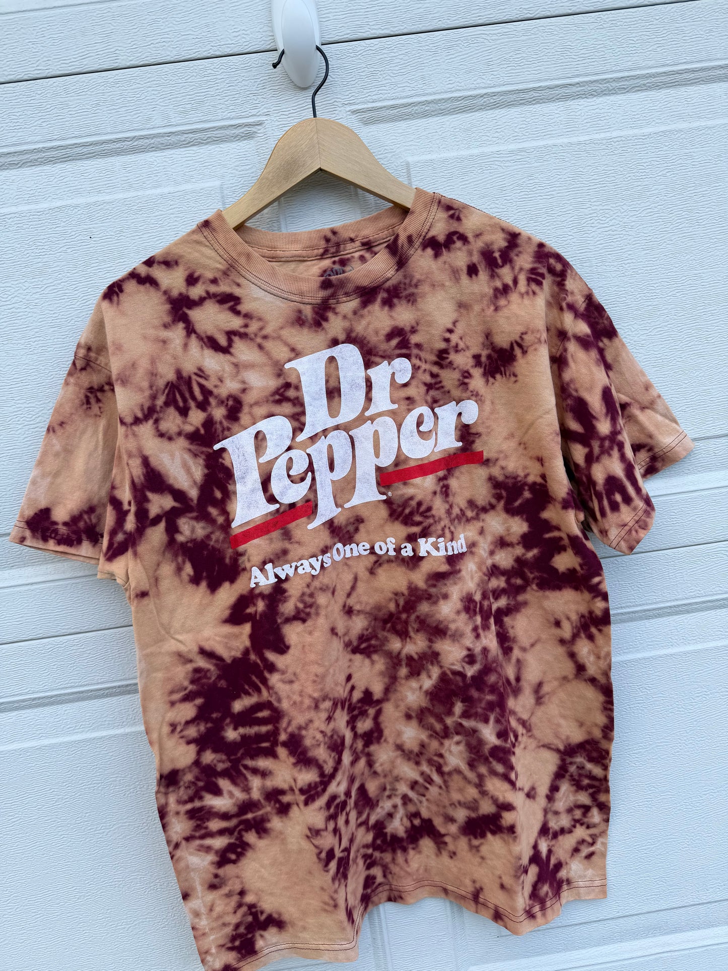 Dr. Pepper Bleach Dye Tee - L