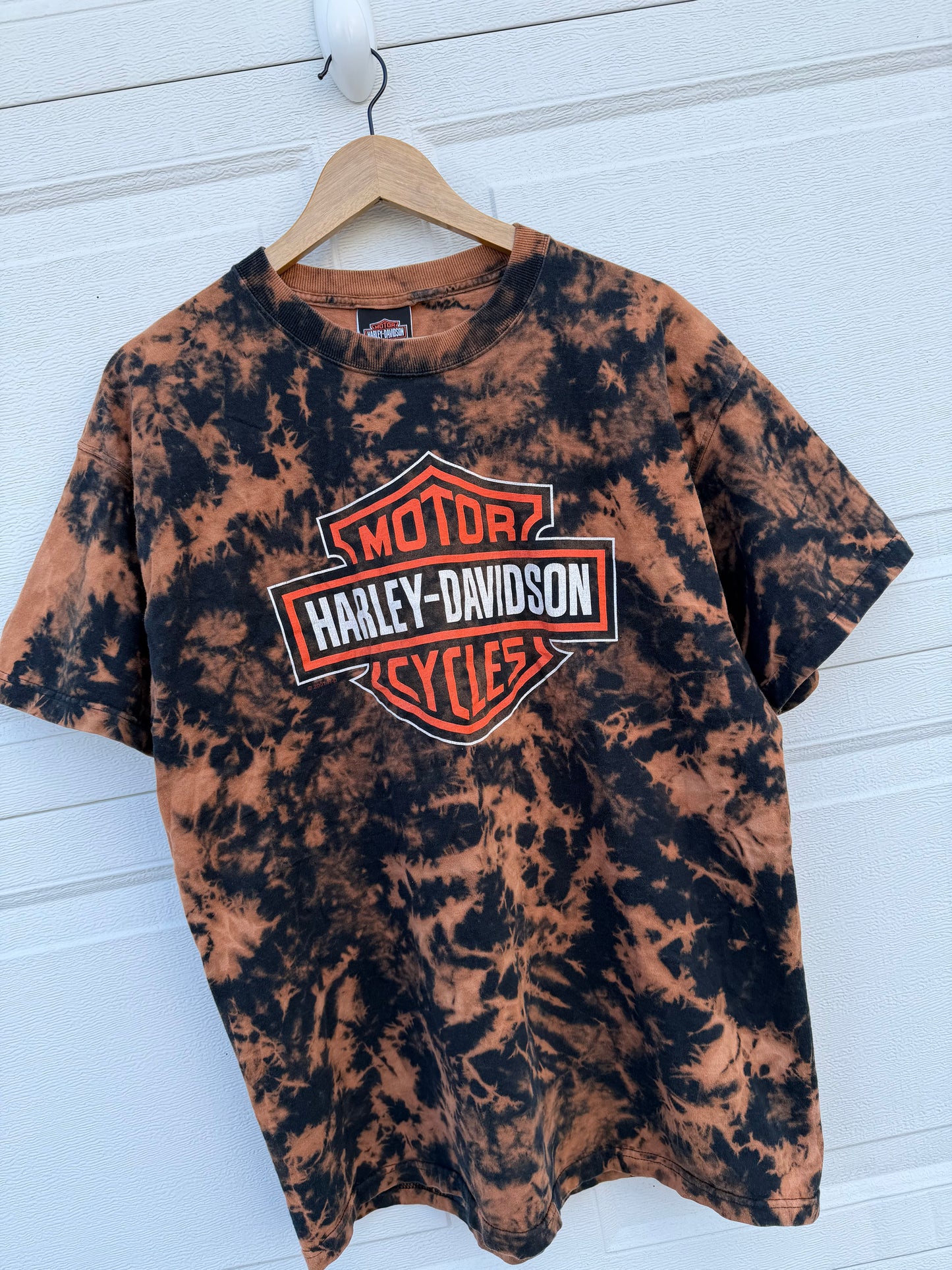 2001 Harley Bleach Dye Tee - XL