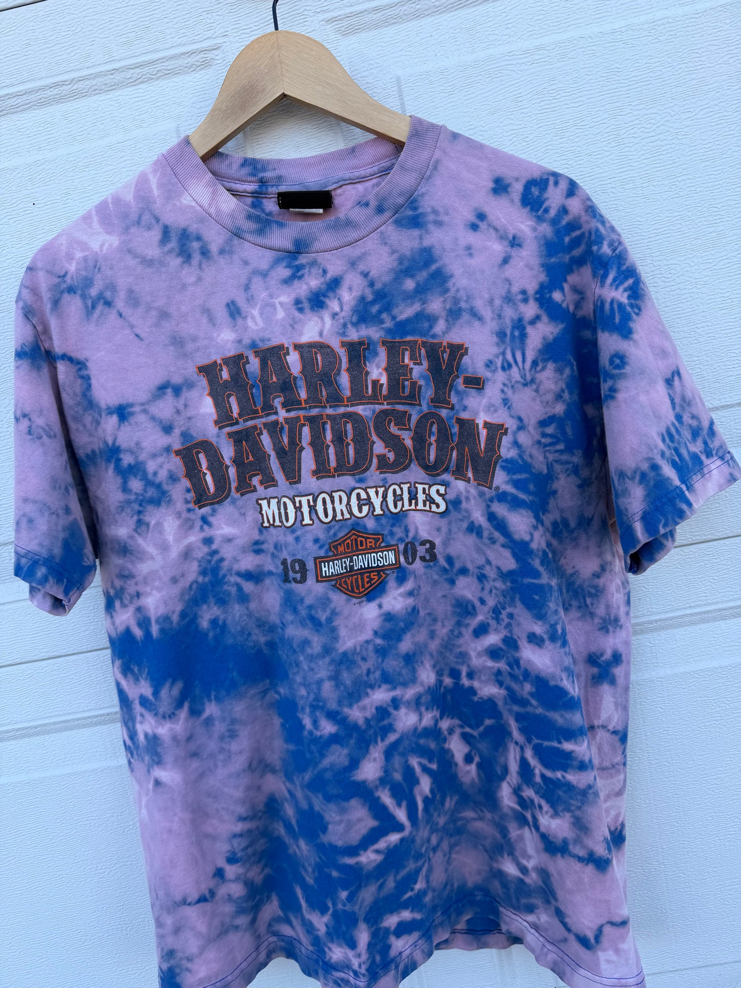 2014 Harley Bleach Dye Tee - L