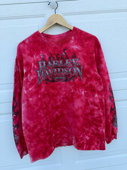 2012 Harley Bleach Dye Long Sleeve - L