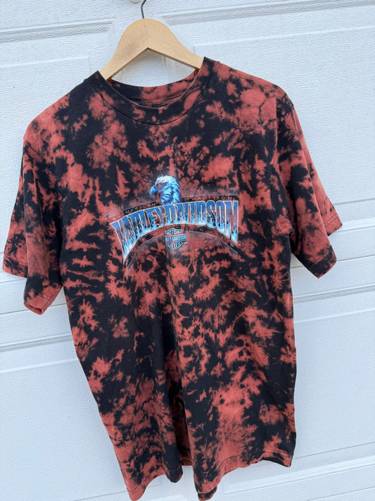2005 Harley Bleach Dye Tee - L