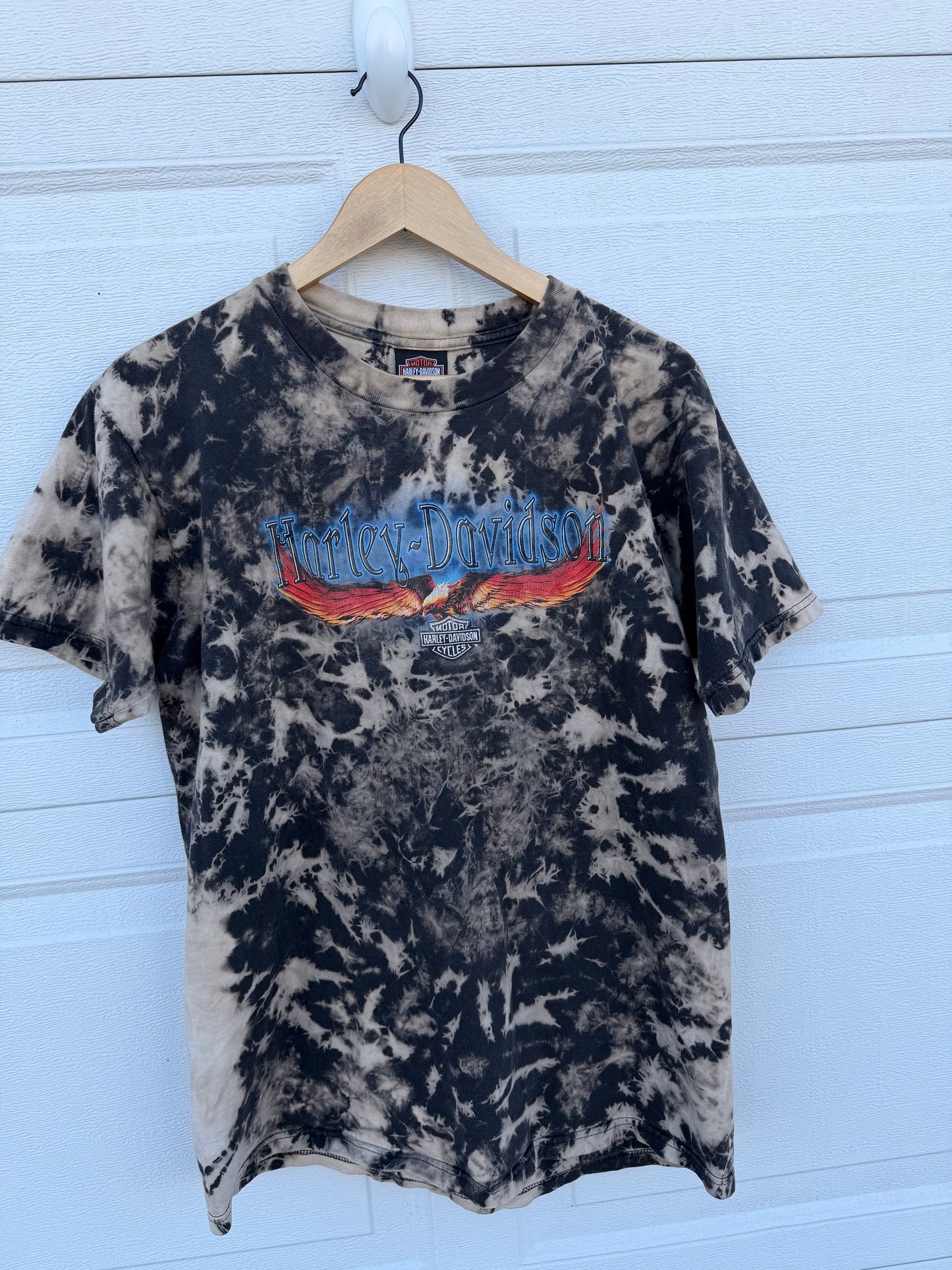 2003 Harley Bleach Dye Tee - L