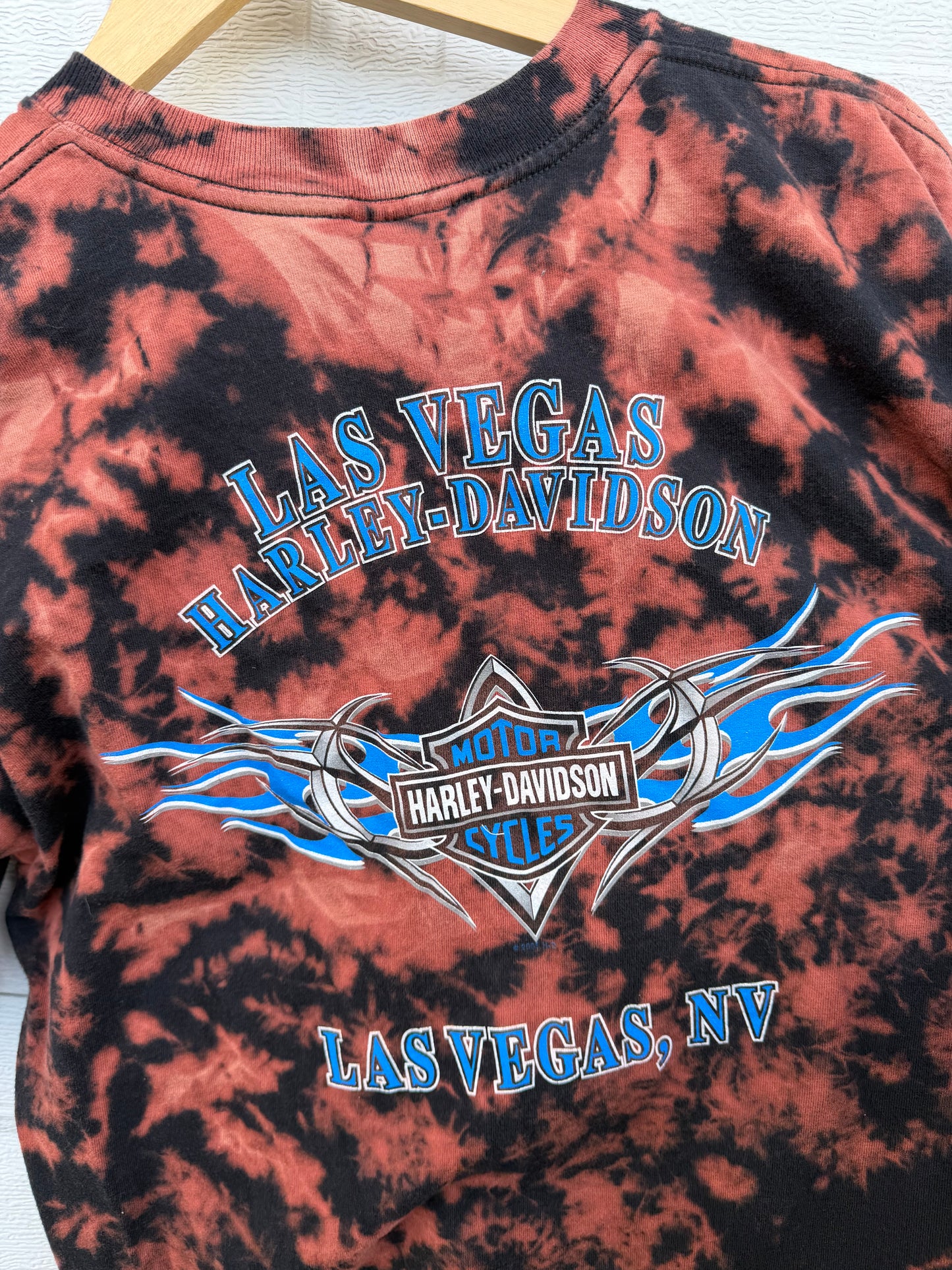 2005 Harley Bleach Dye Tee - L