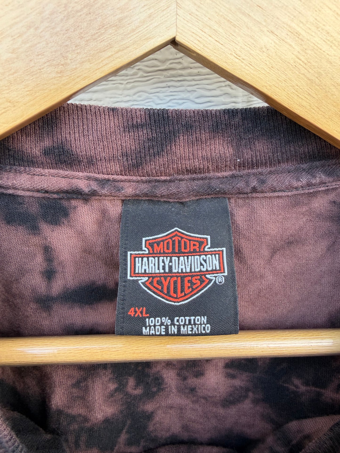2015 Harley Bleach Dye Long Sleeve - 4XL