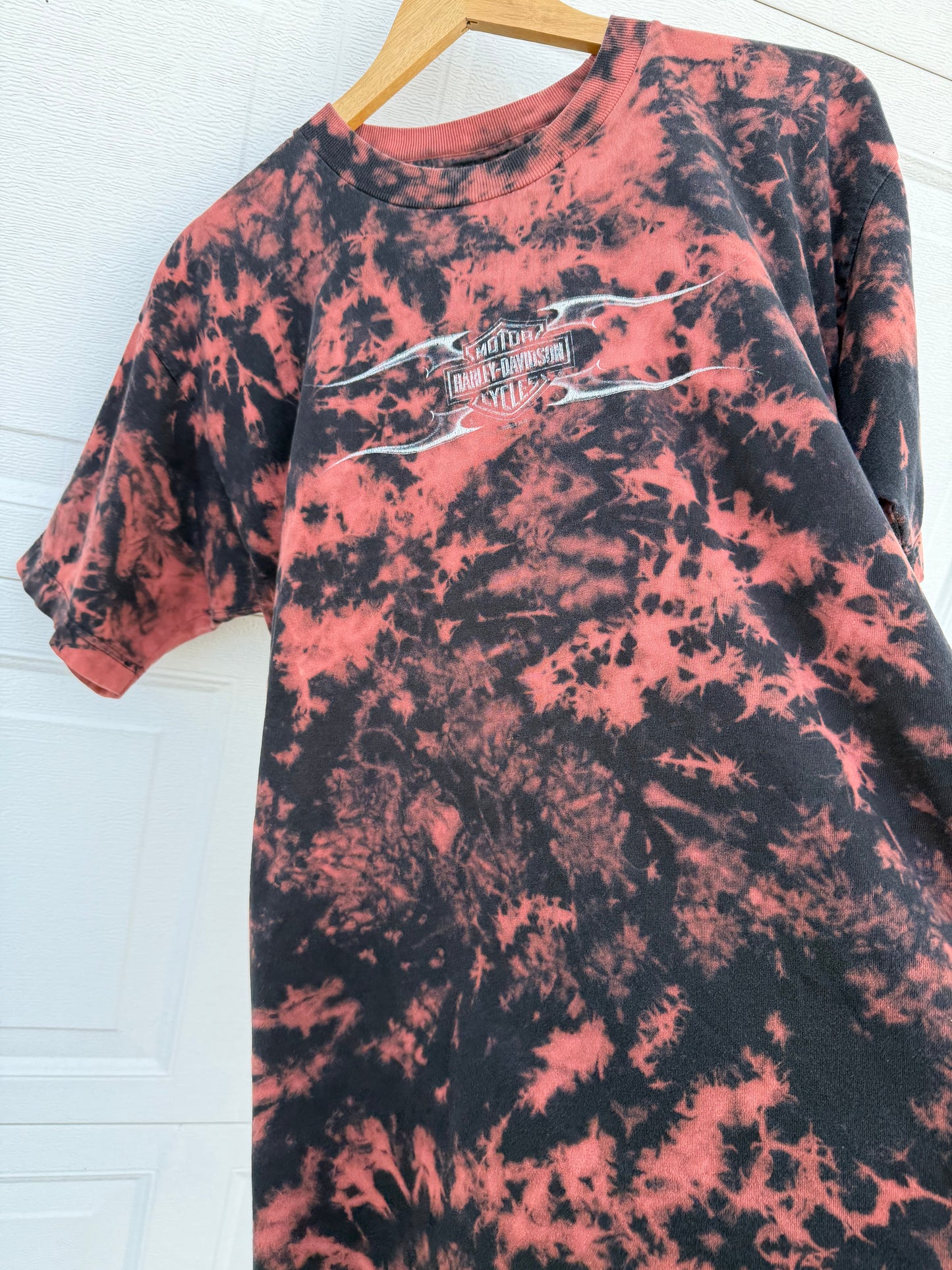 2004 Harley Bleach Dye Tee - L