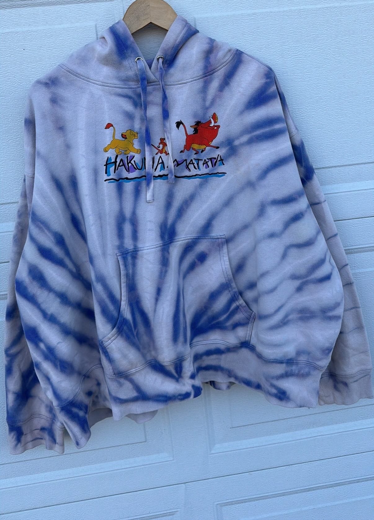 Lion King Bleach Dye Hoodie - 3XL