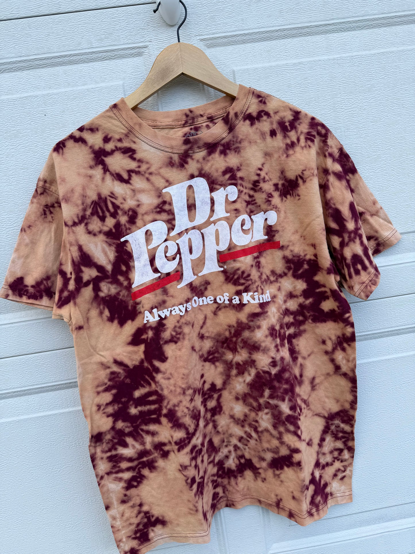 Dr. Pepper Bleach Dye Tee - L