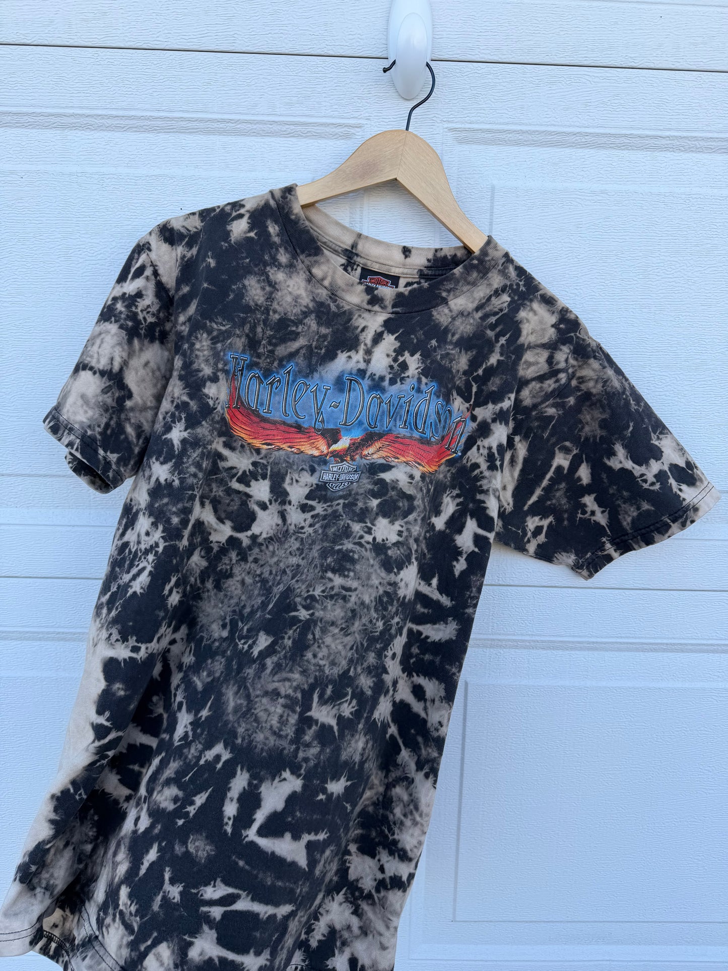 2003 Harley Bleach Dye Tee - L