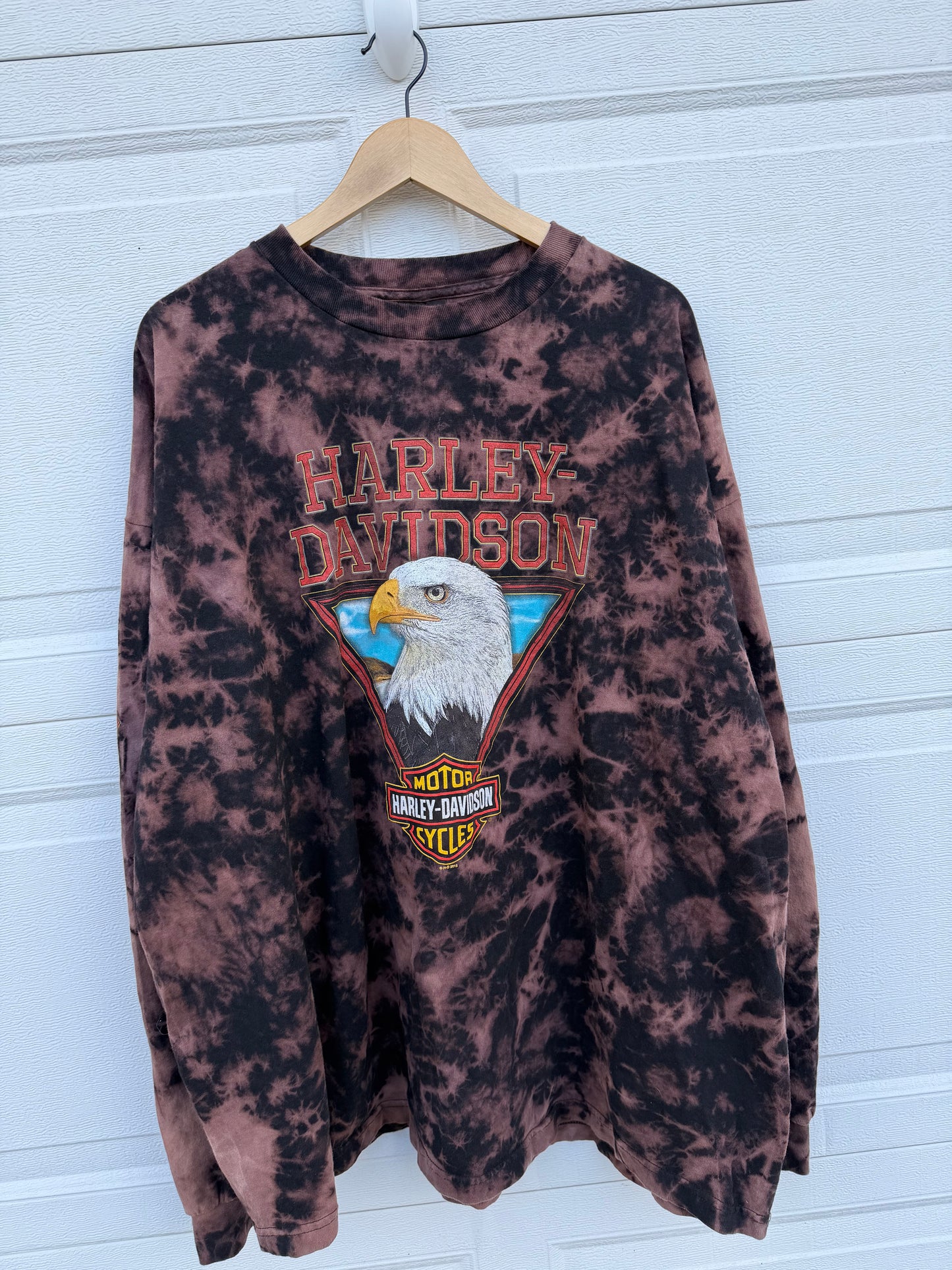 2015 Harley Bleach Dye Long Sleeve - 4XL