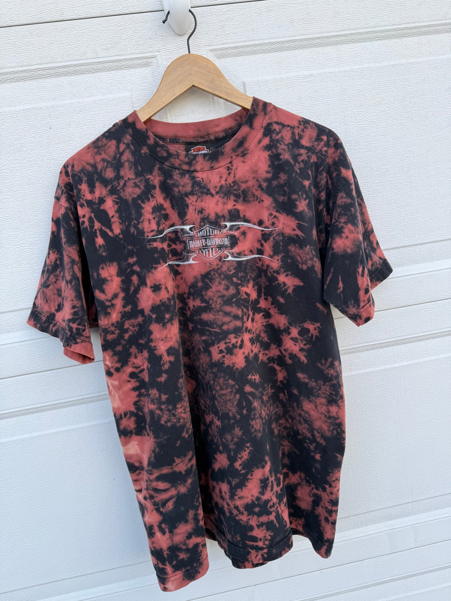 2004 Harley Bleach Dye Tee - L