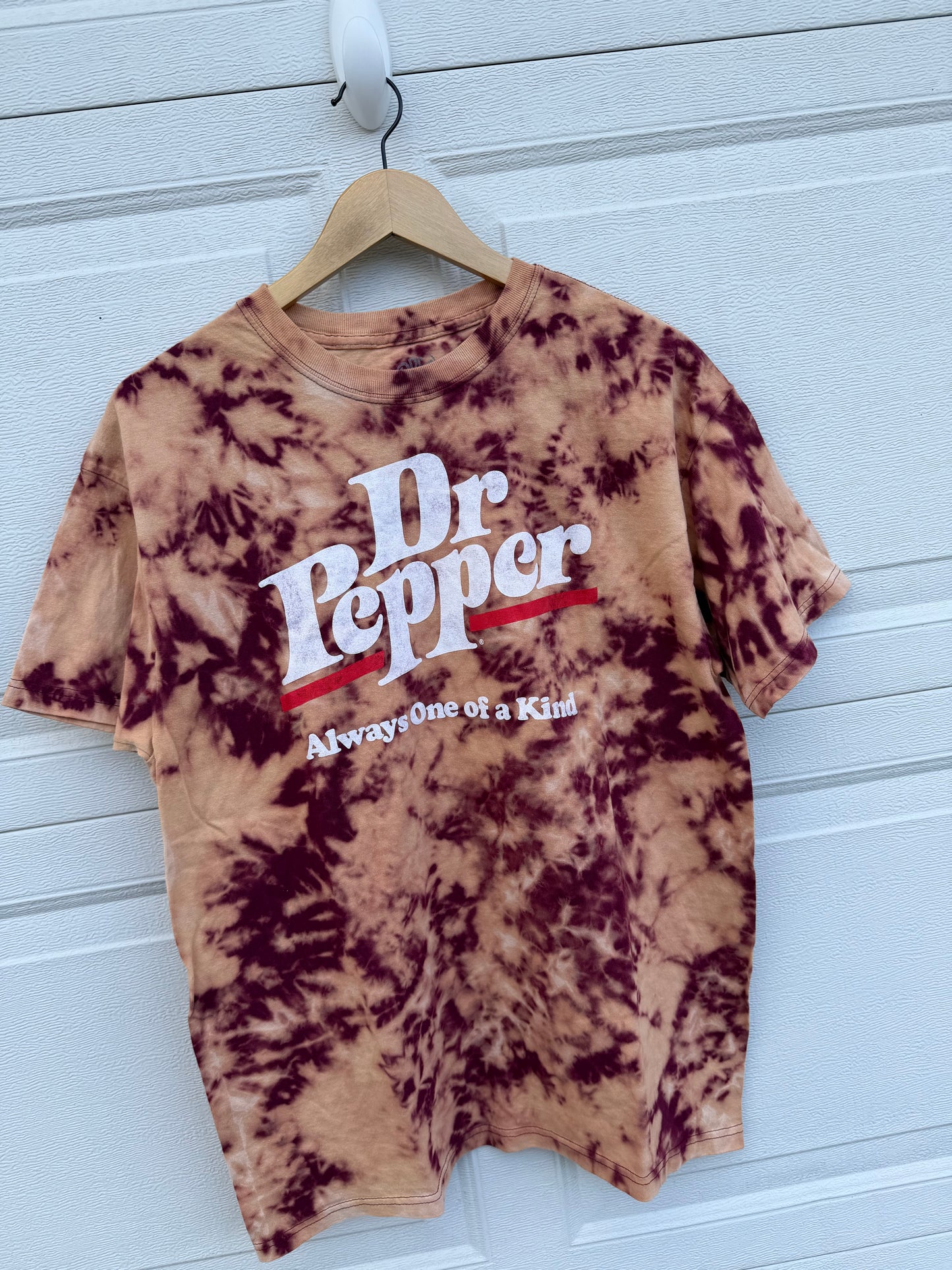 Dr. Pepper Bleach Dye Tee - L