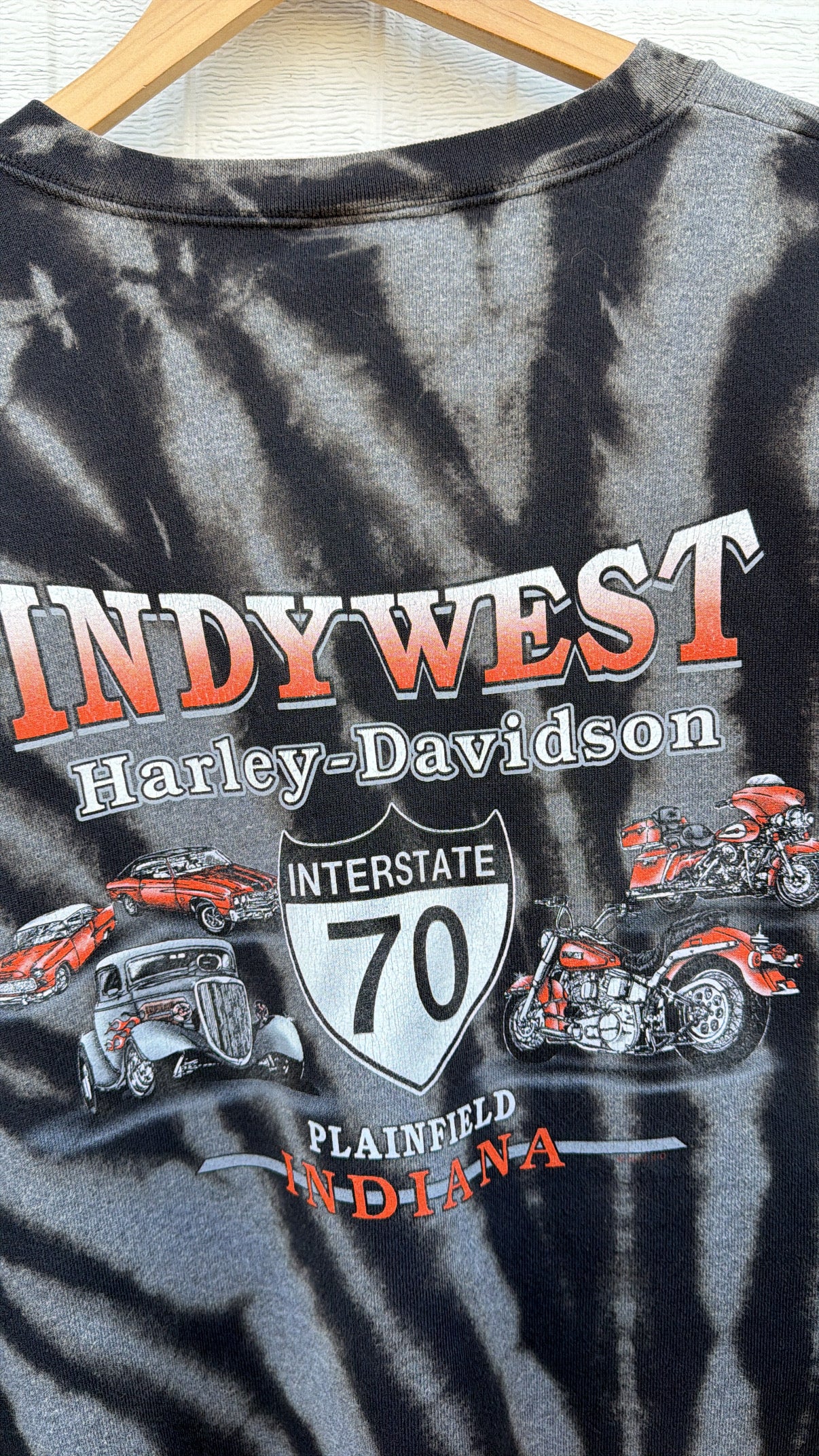 2000 Harley Bleach Dye Crewneck - XXL