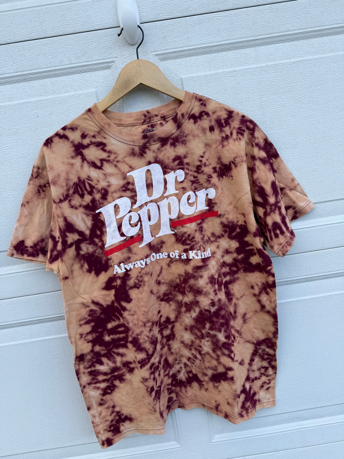 Dr. Pepper Bleach Dye Tee - L