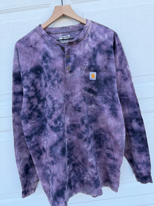 Carhartt Loose Fit Bleach Dye Pocket Long Sleeve - L Tall (Oversized)
