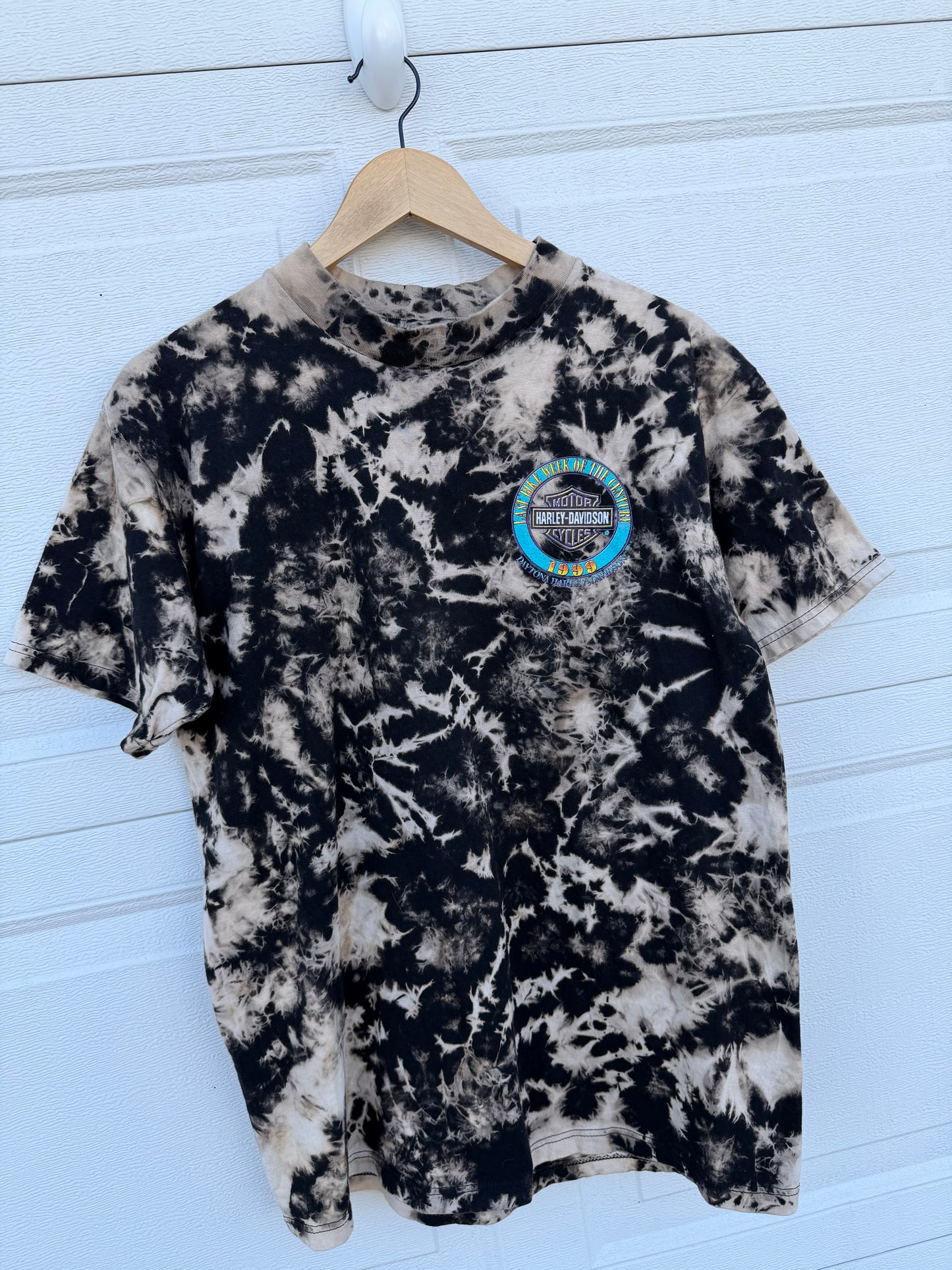 1999 Harley Daytona Bleach Dye Tee - L