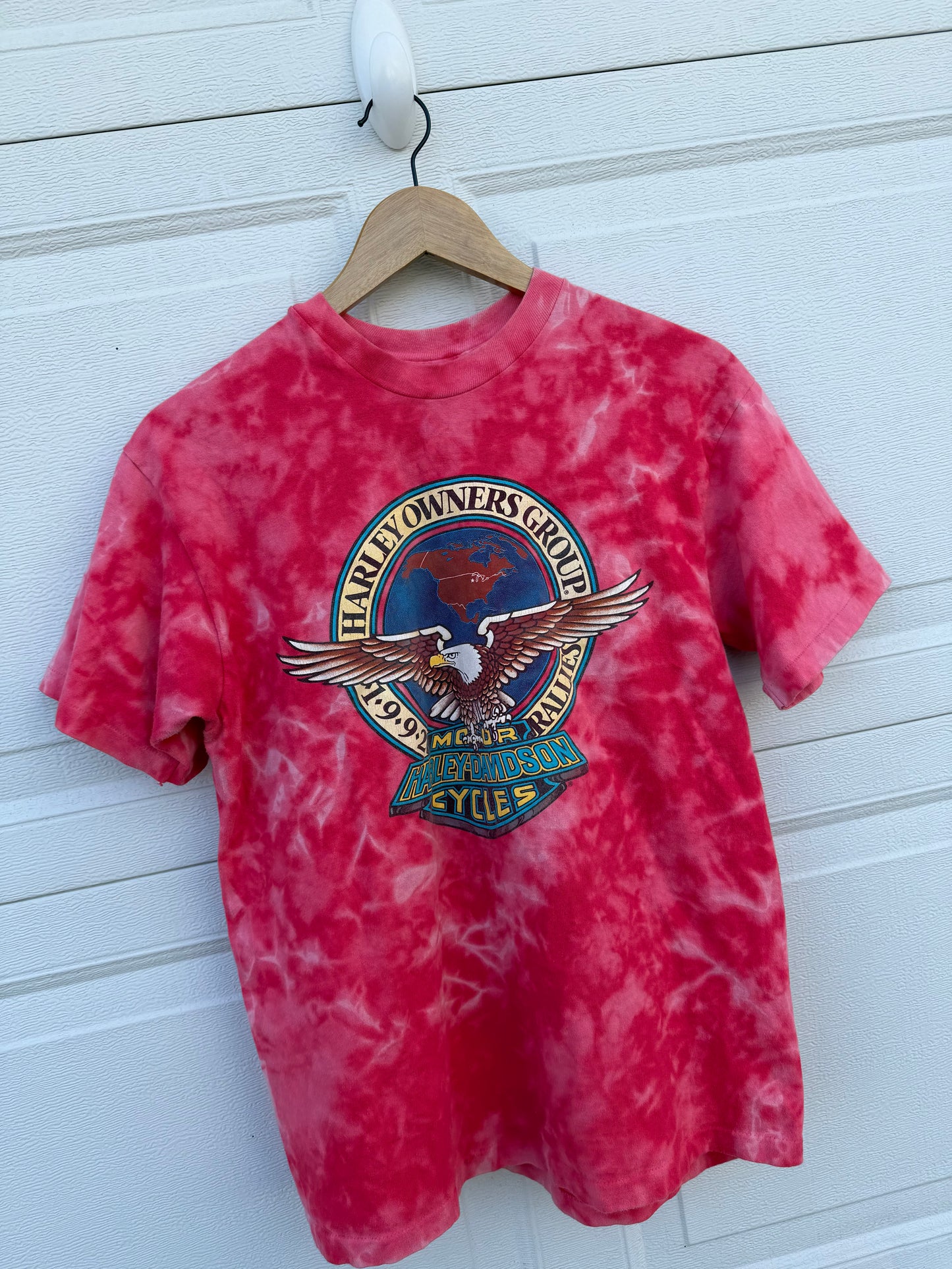 1992 Harley Bleach Dye Tee - S/M