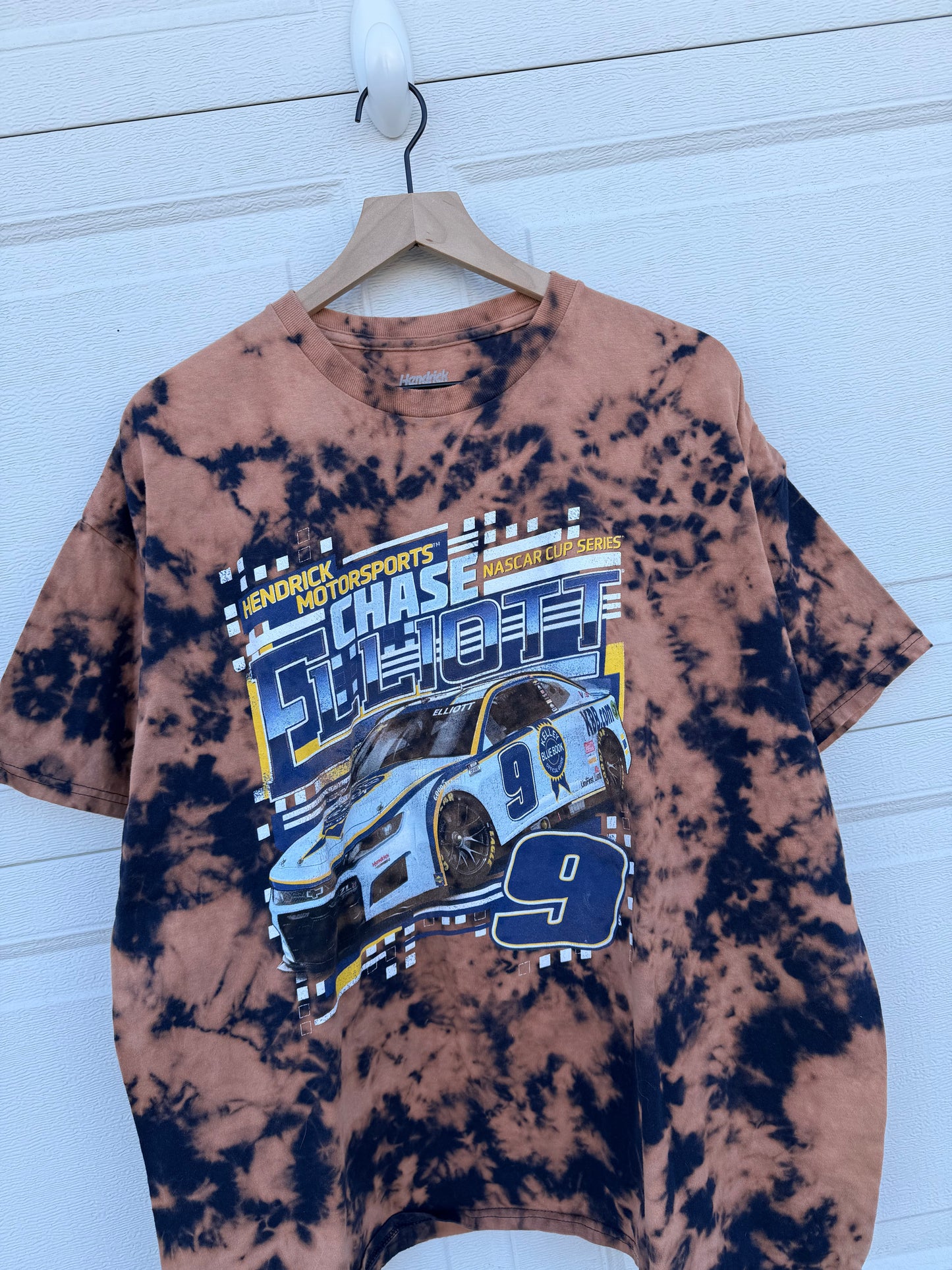 Chase Elliott Nascar Bleach Dye Tee - XXL