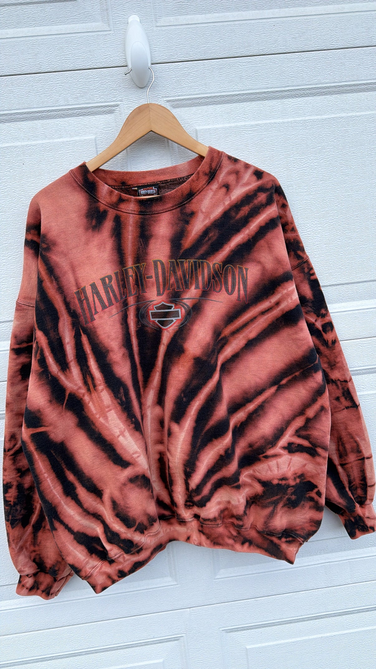2006 Harley Bleach Dye Crewneck - XL