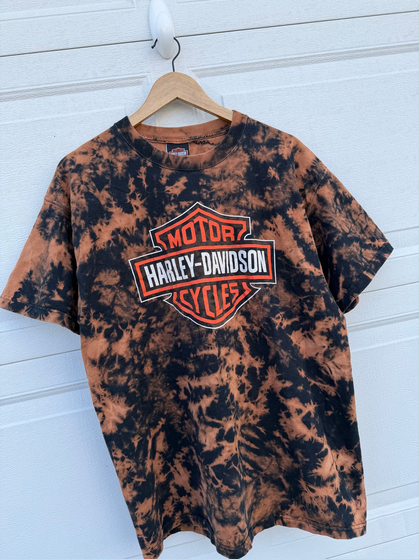 2001 Harley Bleach Dye Tee - XL