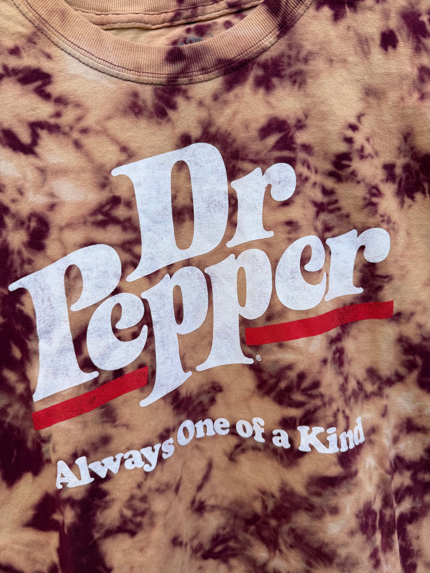 Dr. Pepper Bleach Dye Tee - L