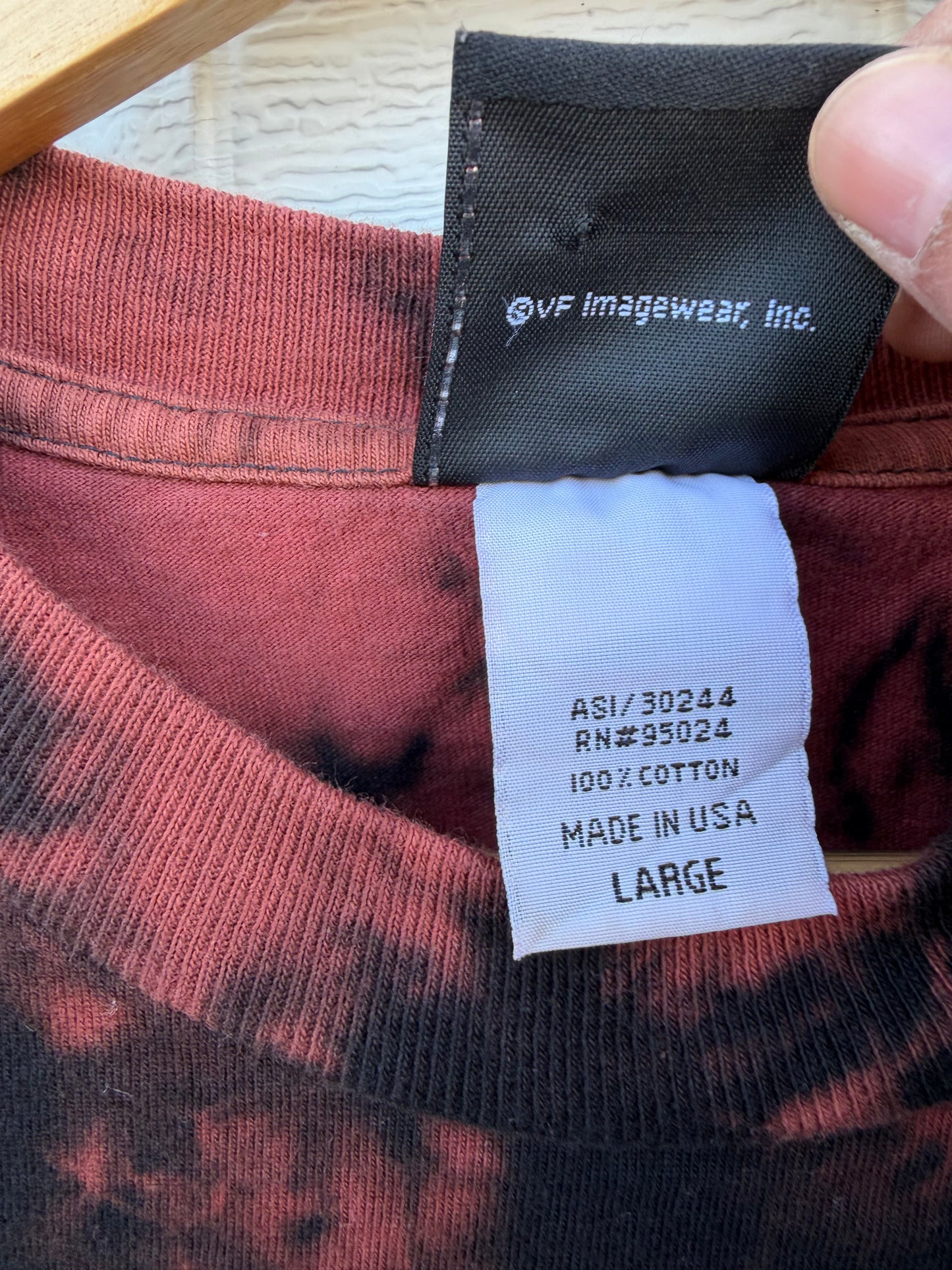 2007 Harley Bleach Dye Tee - L