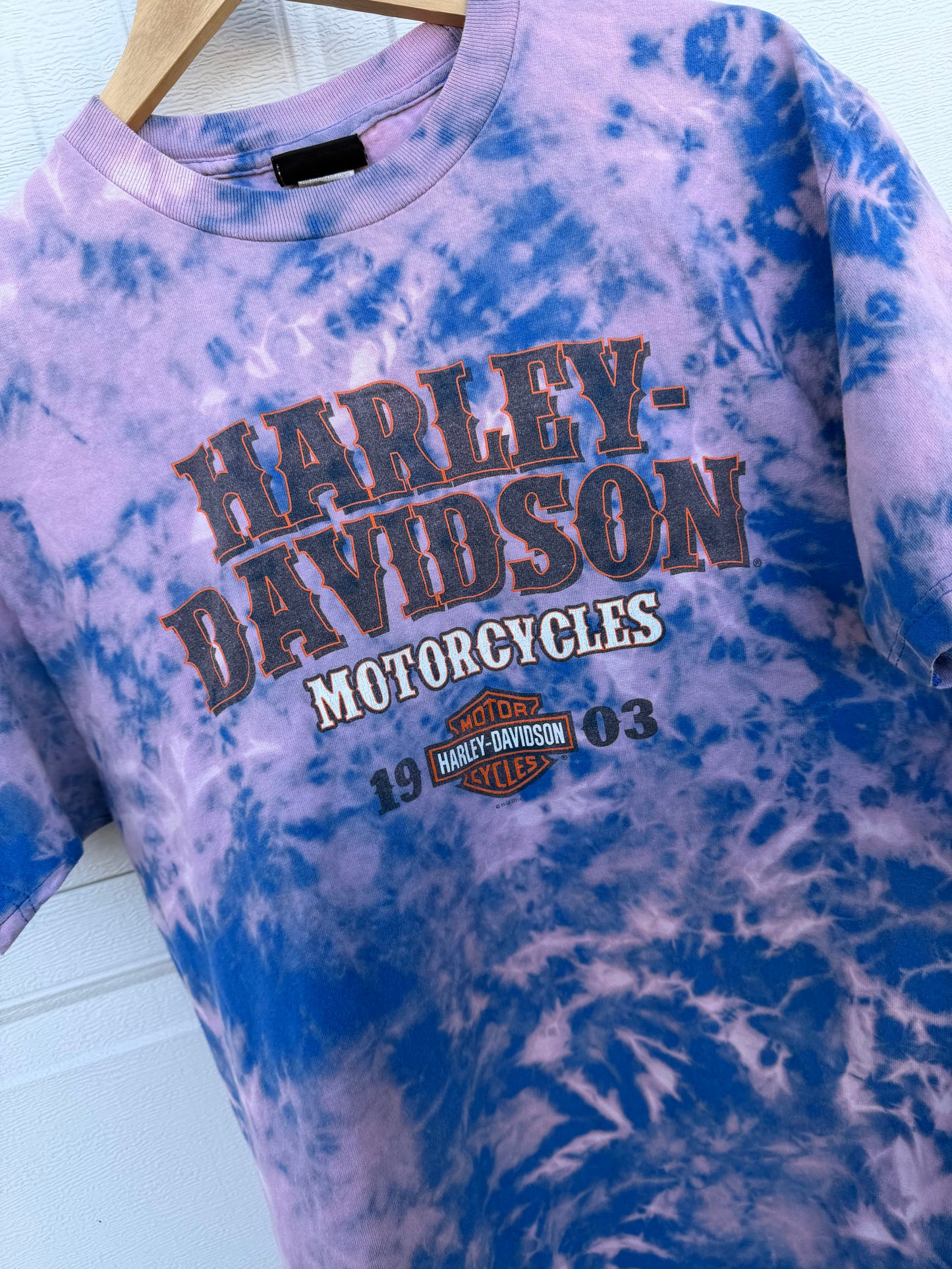 2014 Harley Bleach Dye Tee - L
