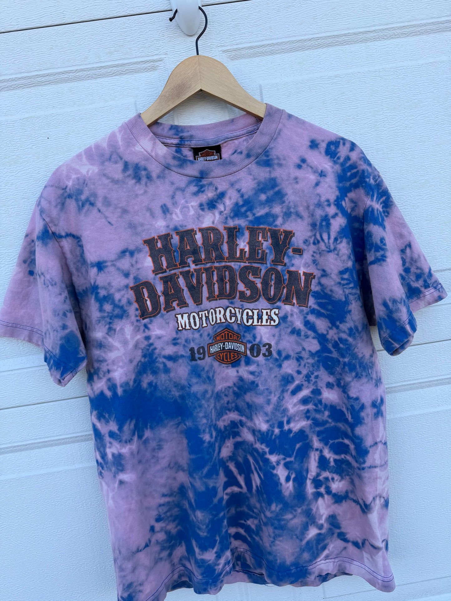 2014 Harley Bleach Dye Tee - L