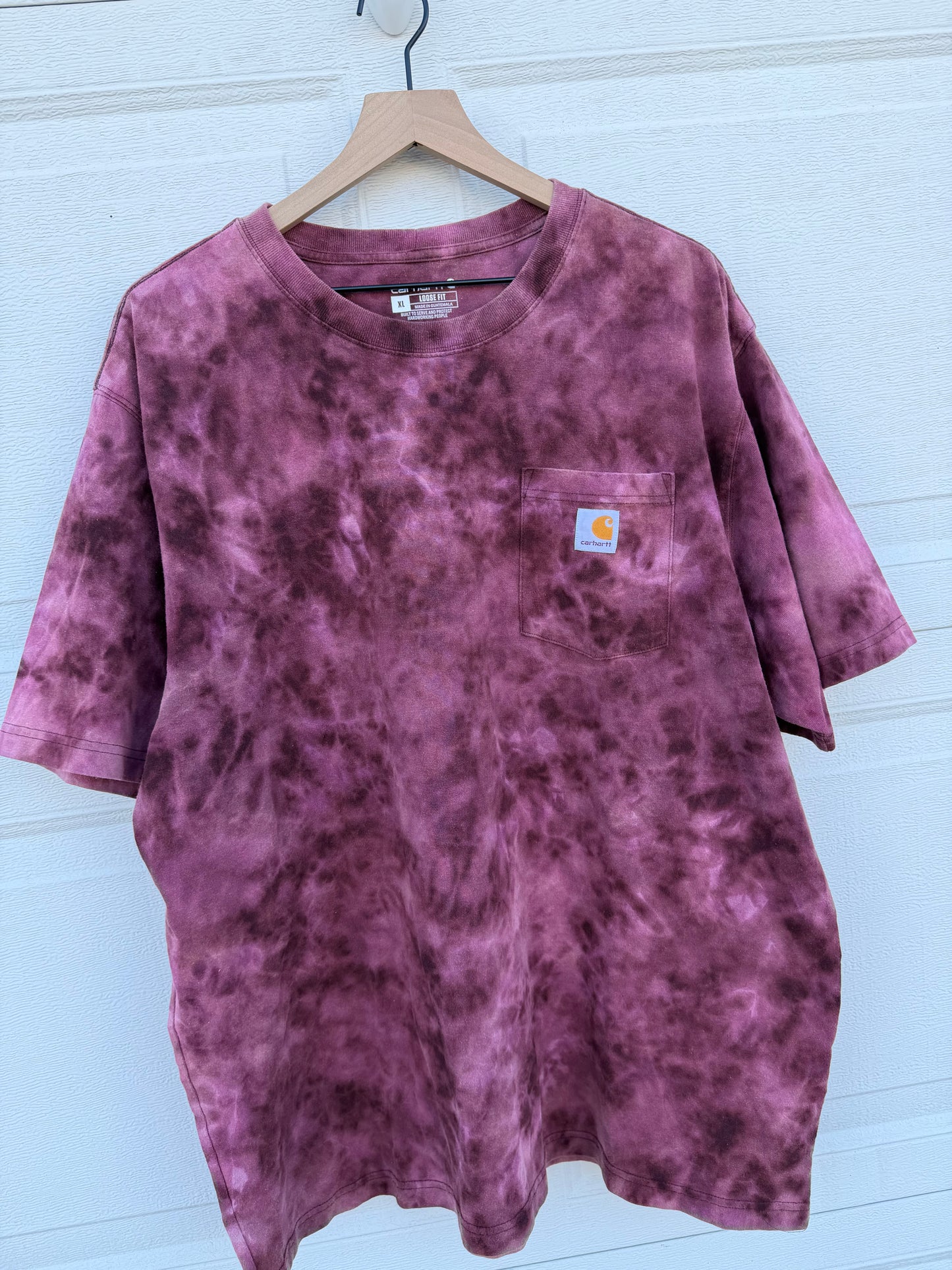 Carhartt Loose Fit Bleach Dye Pocket Tee - XL (Oversized)