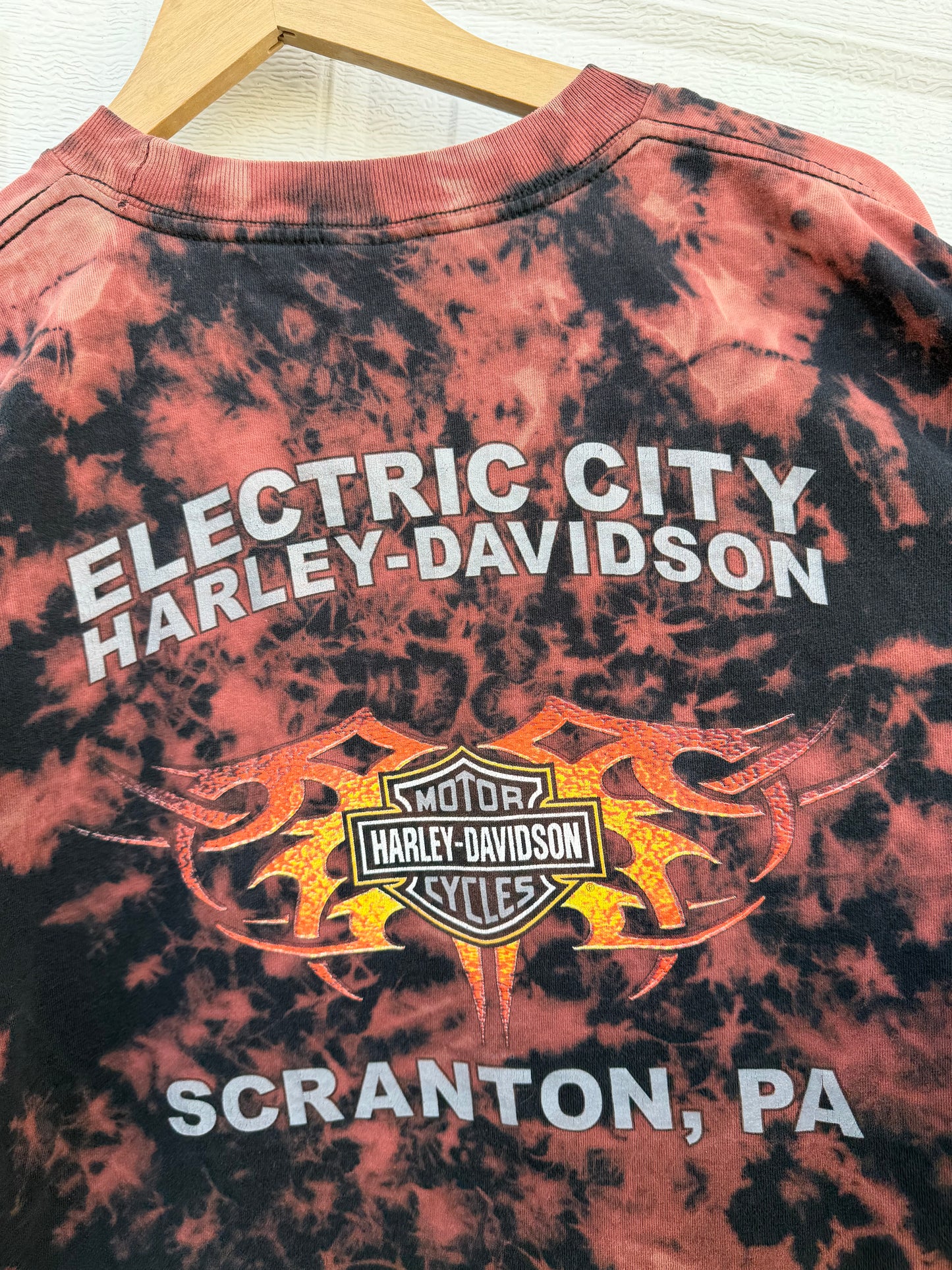 2004 Harley Bleach Dye Tee - L