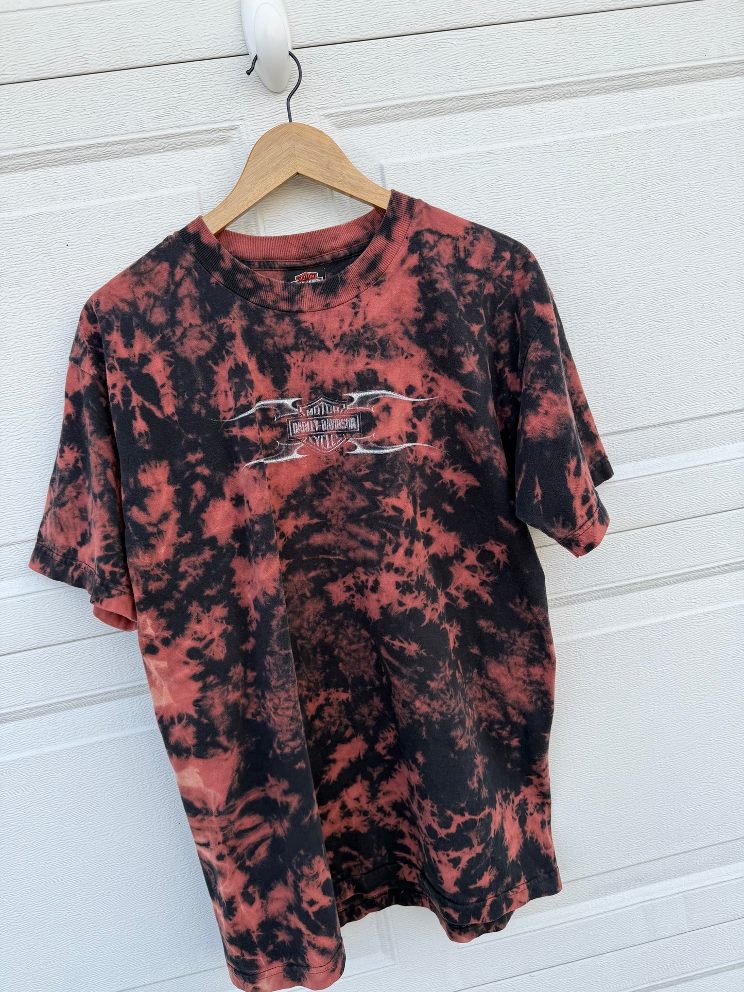 2004 Harley Bleach Dye Tee - L