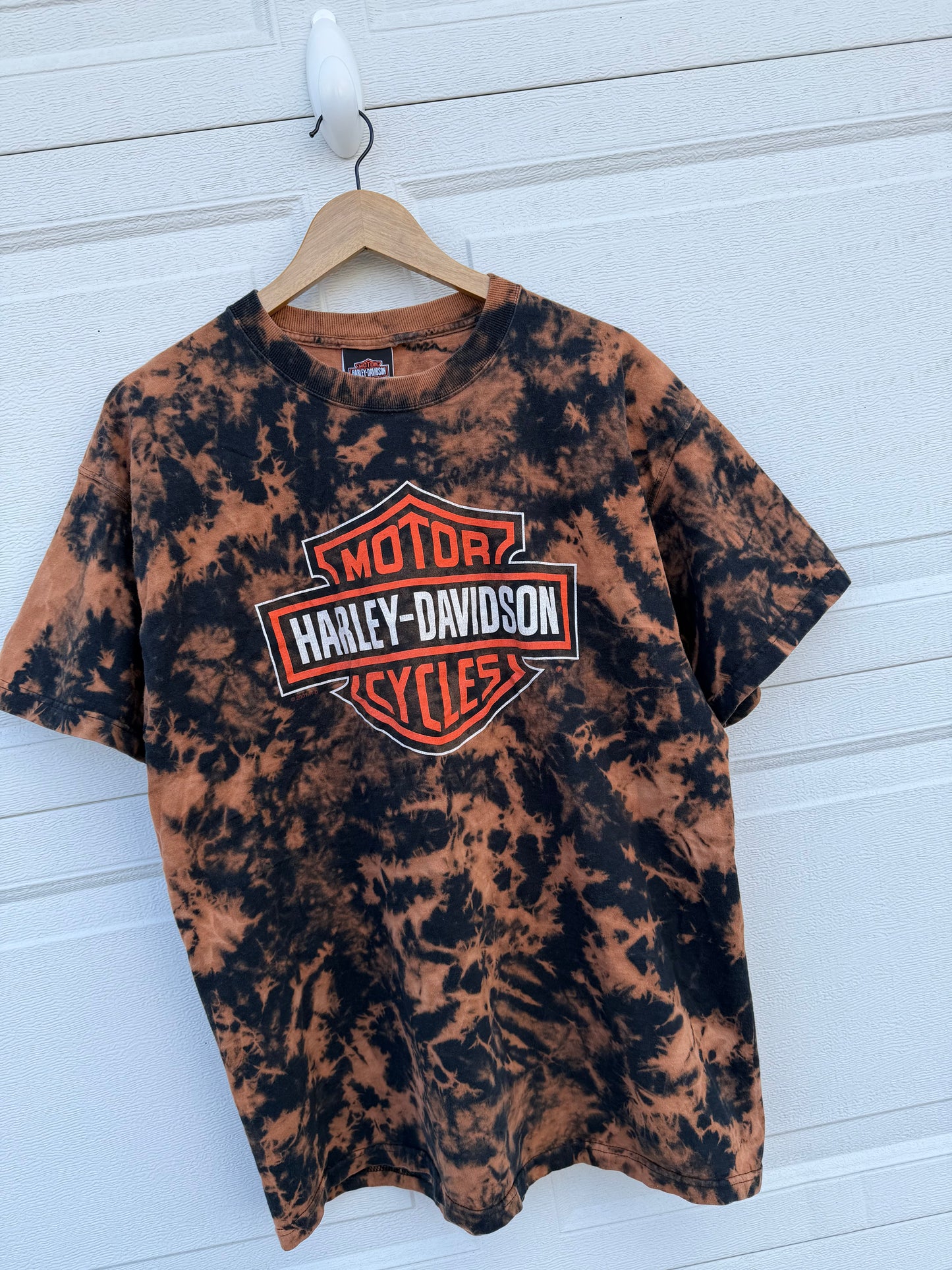 2001 Harley Bleach Dye Tee - XL