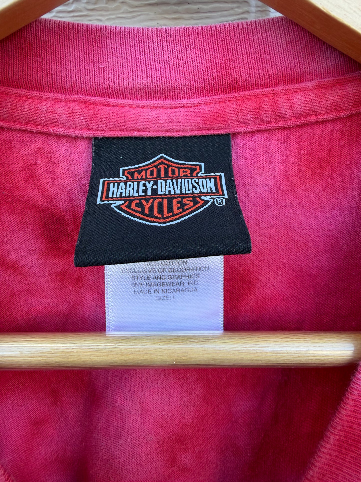 2012 Harley Bleach Dye Long Sleeve - L