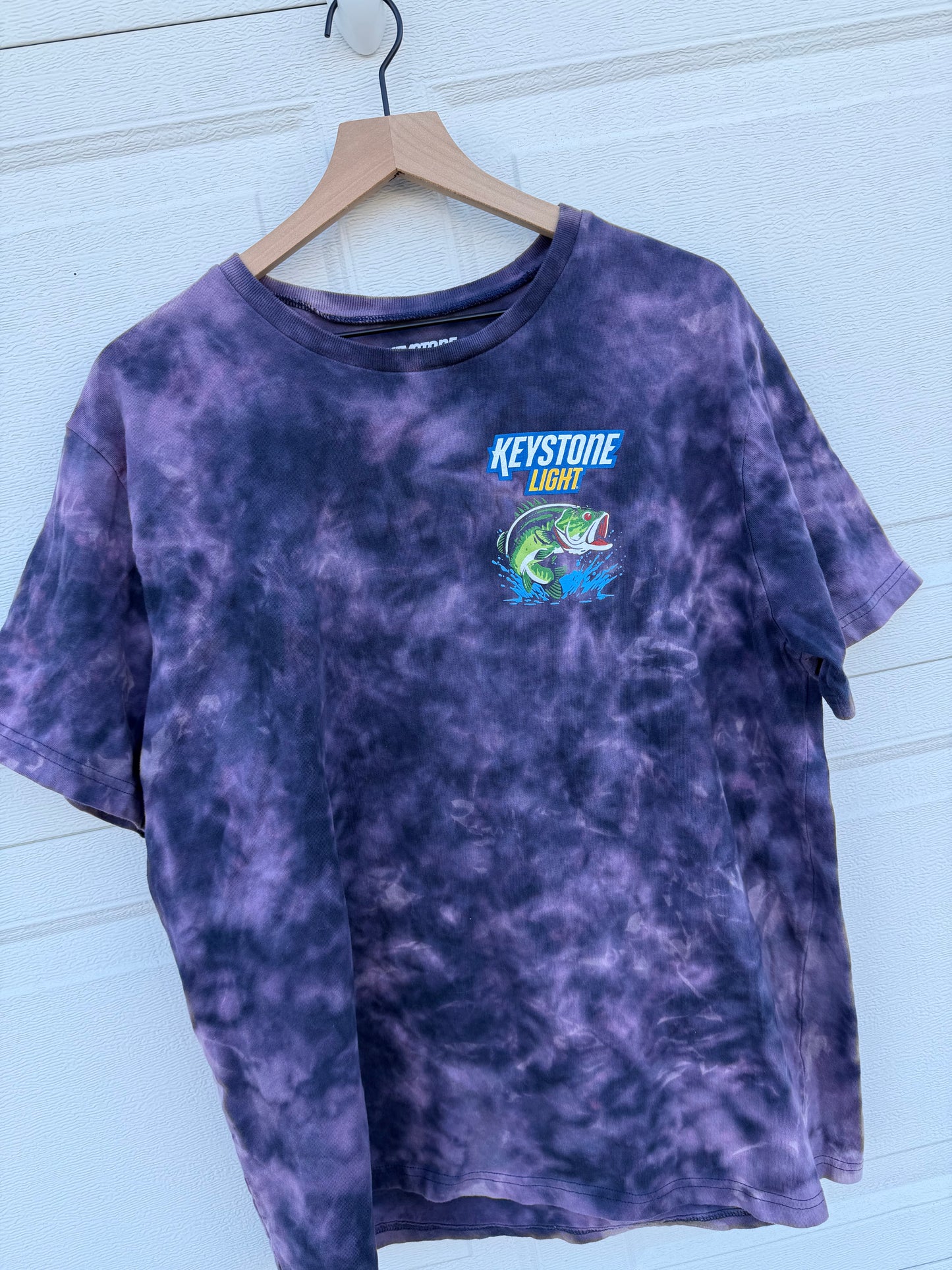 Keystone Light Bleach Dye Tee - XXL