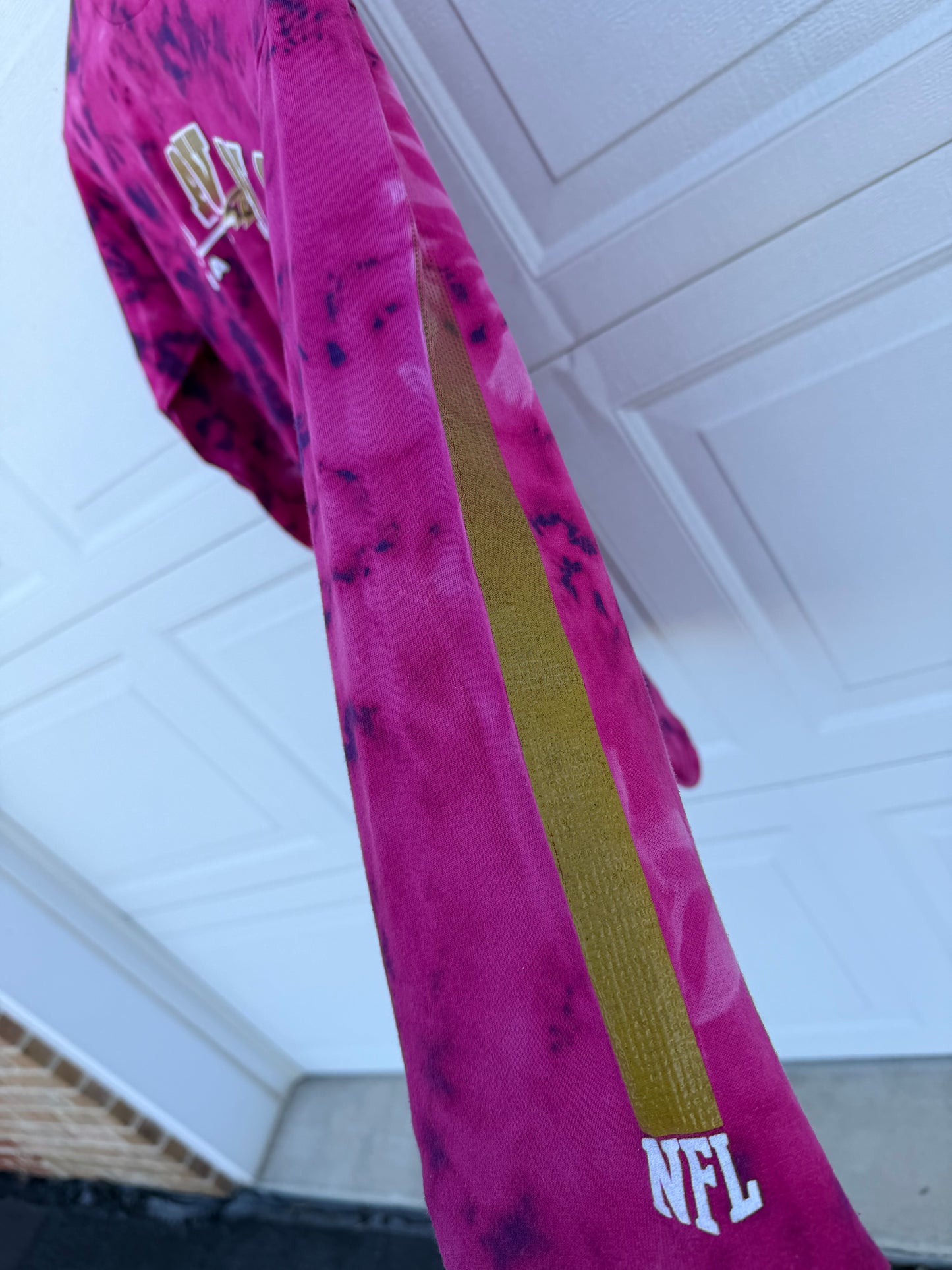 Ravens Bleach Dye Long Sleeve - M
